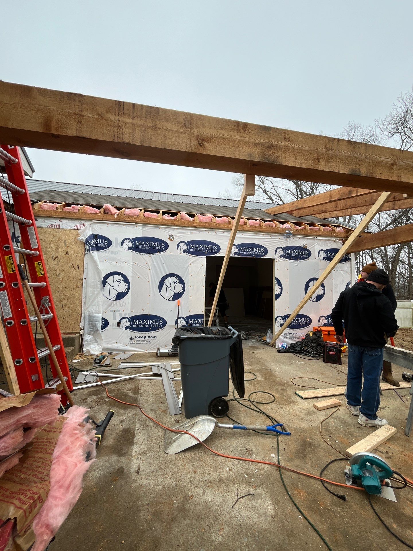 Garage Remodel And added Porch by Skilled Construction LLC