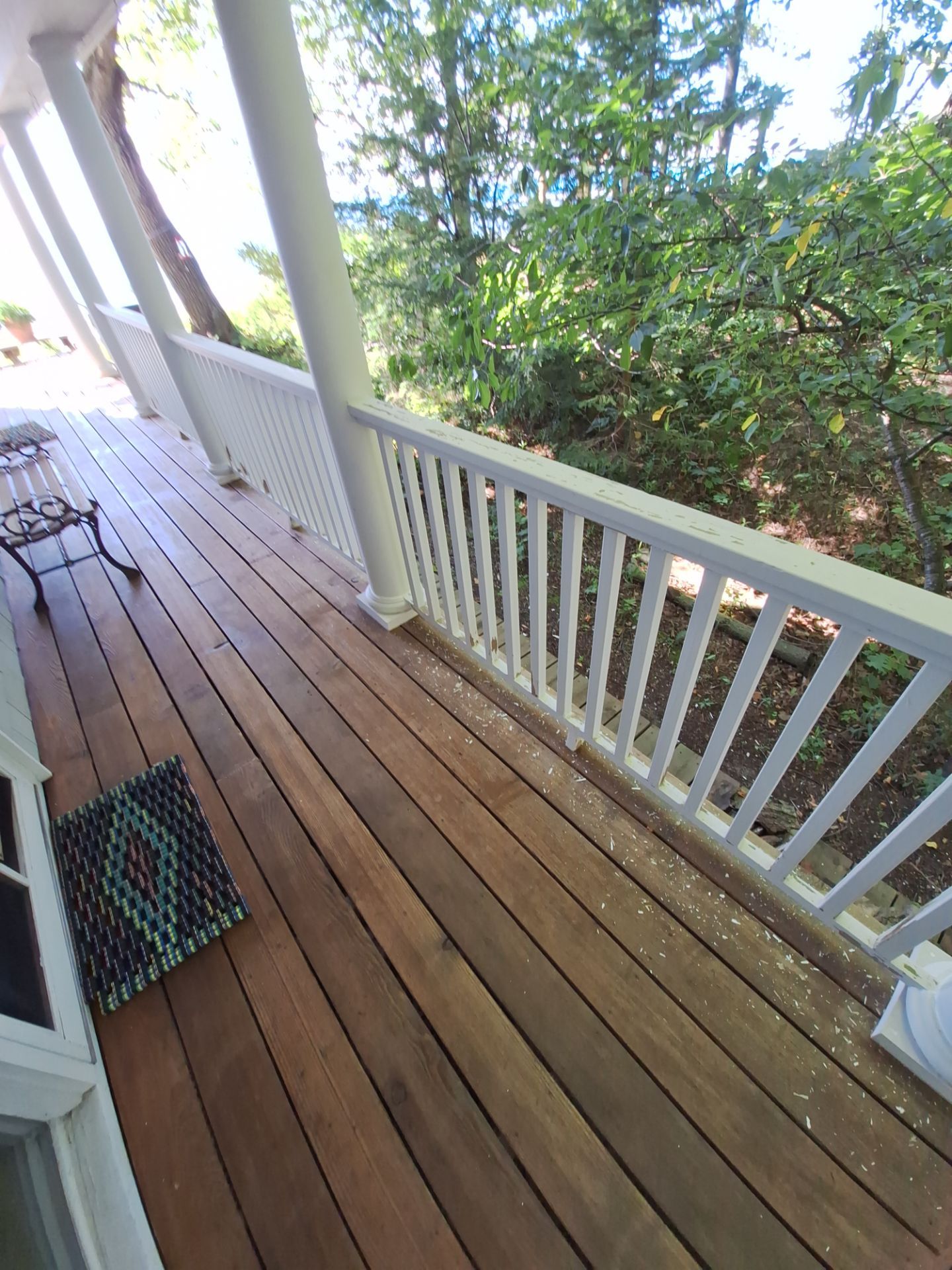 Lakefront Deck Pressure Washing, Exterior Wood Staining, and Painting in West Olive MI by Gordon Painting