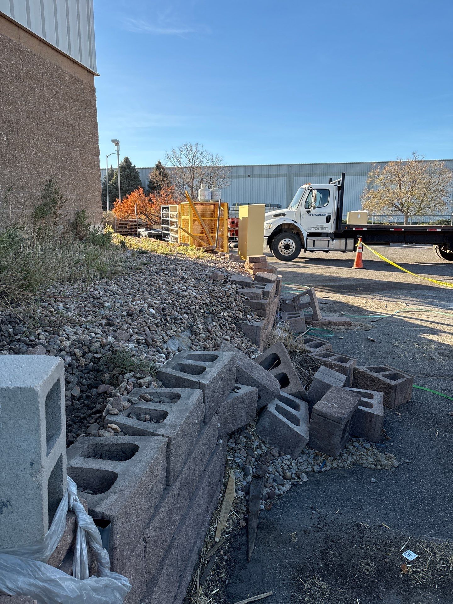 Retaining Wall Rebuild in Aurora by JRM landscape & design