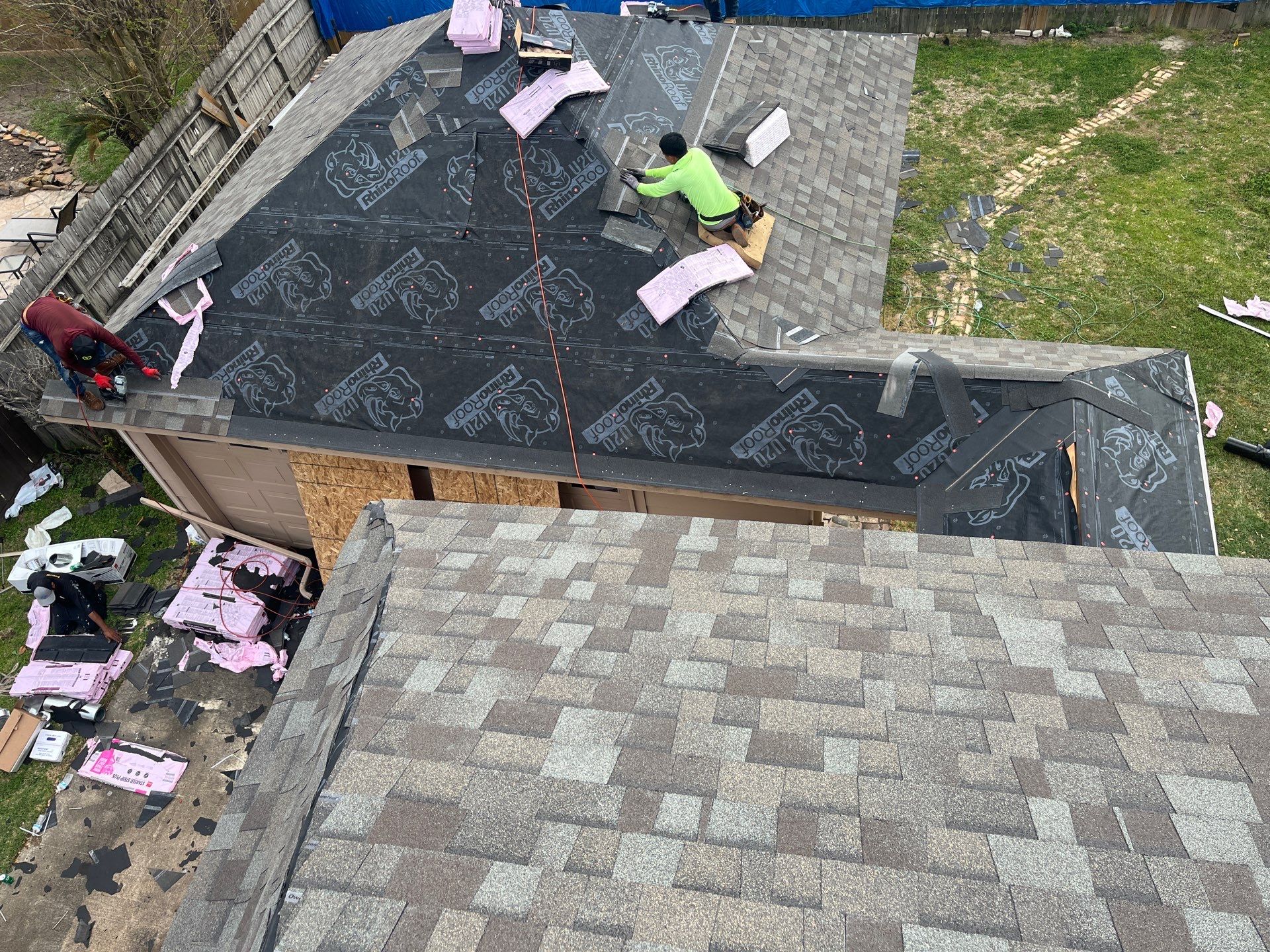 Residential Roofing Repair using Owen's Corning Duration (Lifetime) Shingles by Roof Repair Company