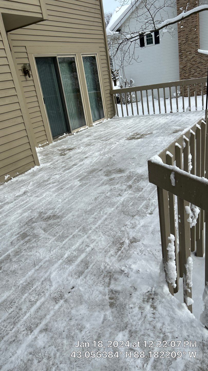 Roof Snow And Ice Dam Removal using Steamer by Stendahl Services