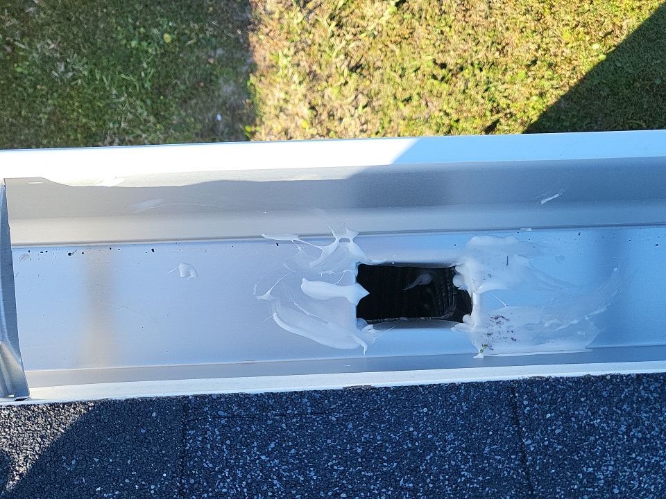 Gutter Installation using K-Style Seamless Gutters by Gutter Professors