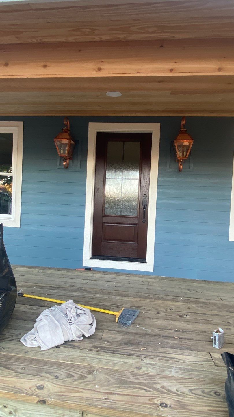 Customized Cabin by Bayfront Roofing and Construction