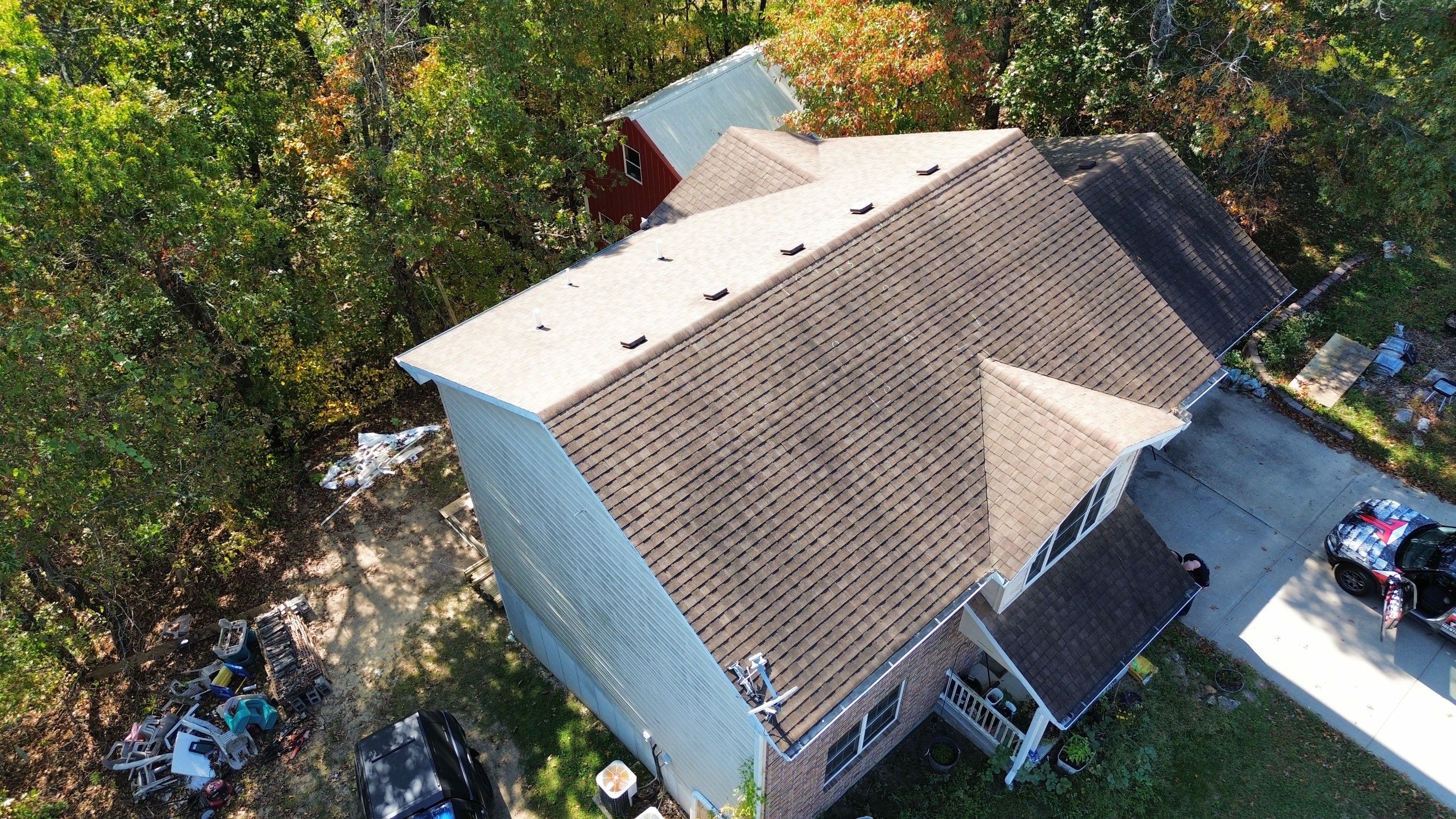 Residential Roofing Install - 29 Gauge G-Rib Metal - Color Burnished Slate  by Titan Commercial & Residential Roofing 