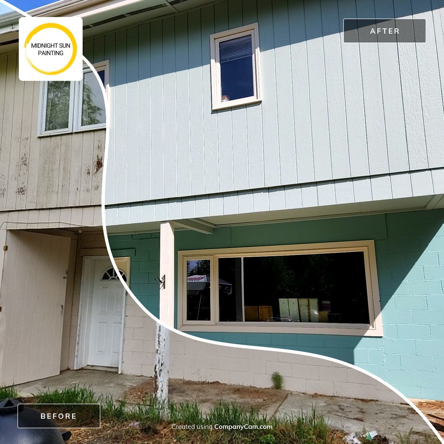 Beautiful Exterior Transformation by Midnight Sun Painting