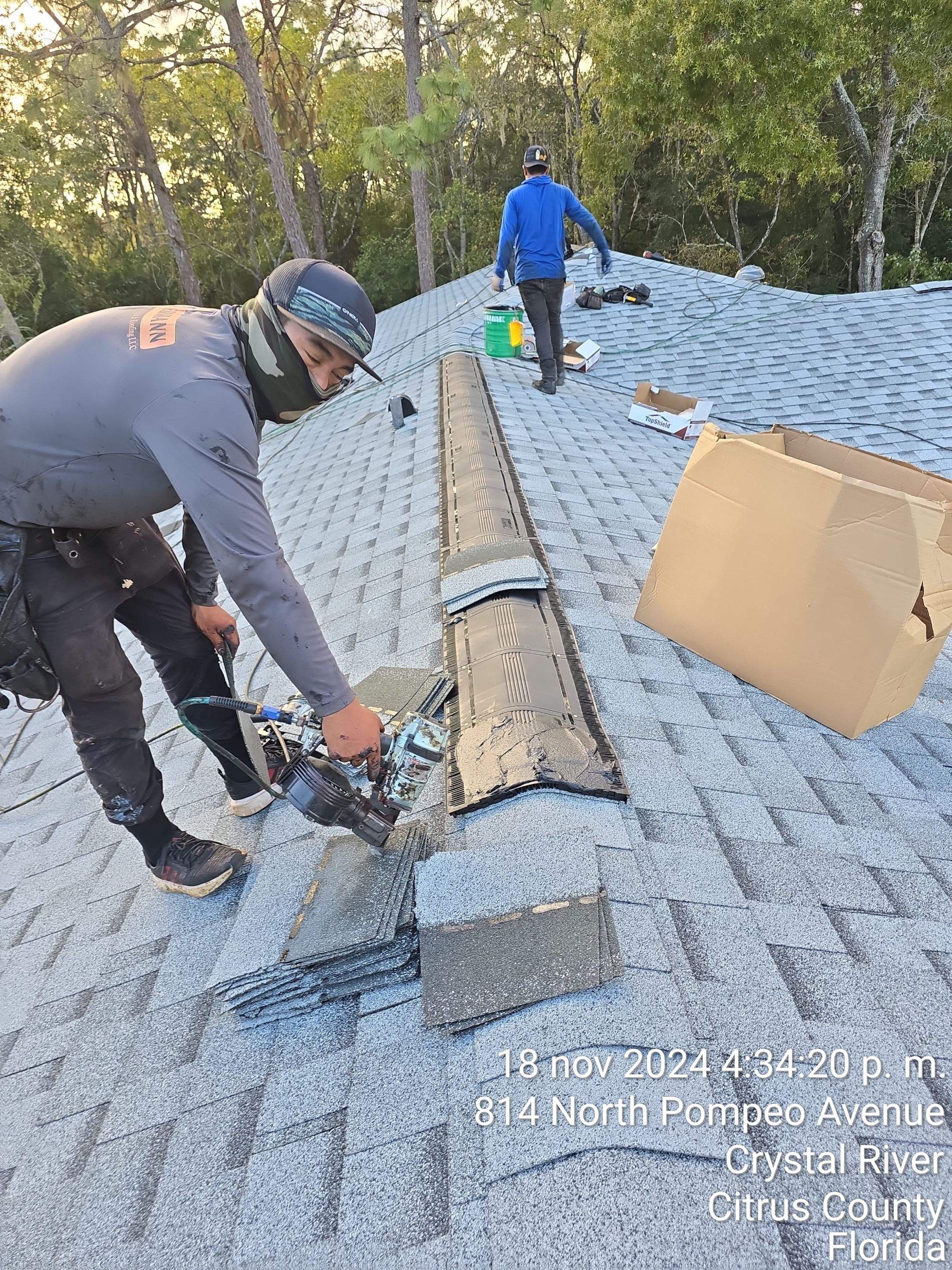 Residential Roofing Installation using Owen's Corning Shingles by RoofGuru AI LLC