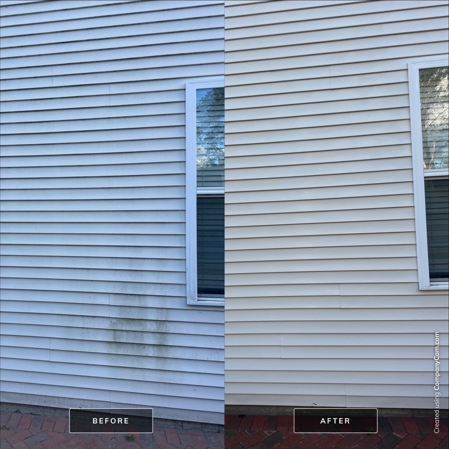 Project in Island Lake by Simmons Power & Soft Washing