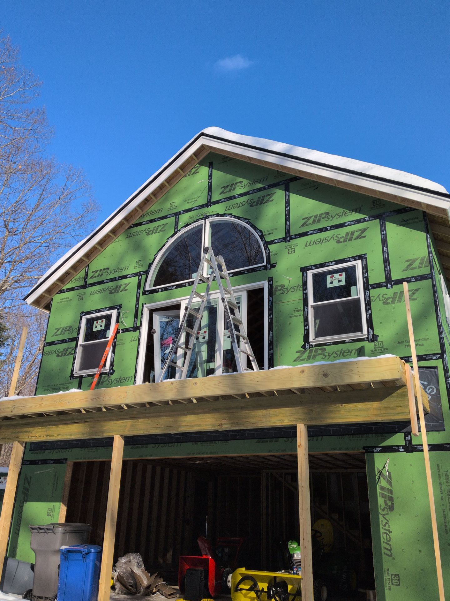 Custom ADU Construction with Vaulted In-Law Suite – LP SmartSide®, ZIP System® & Harvey® Windows by Sensible Home Solutions