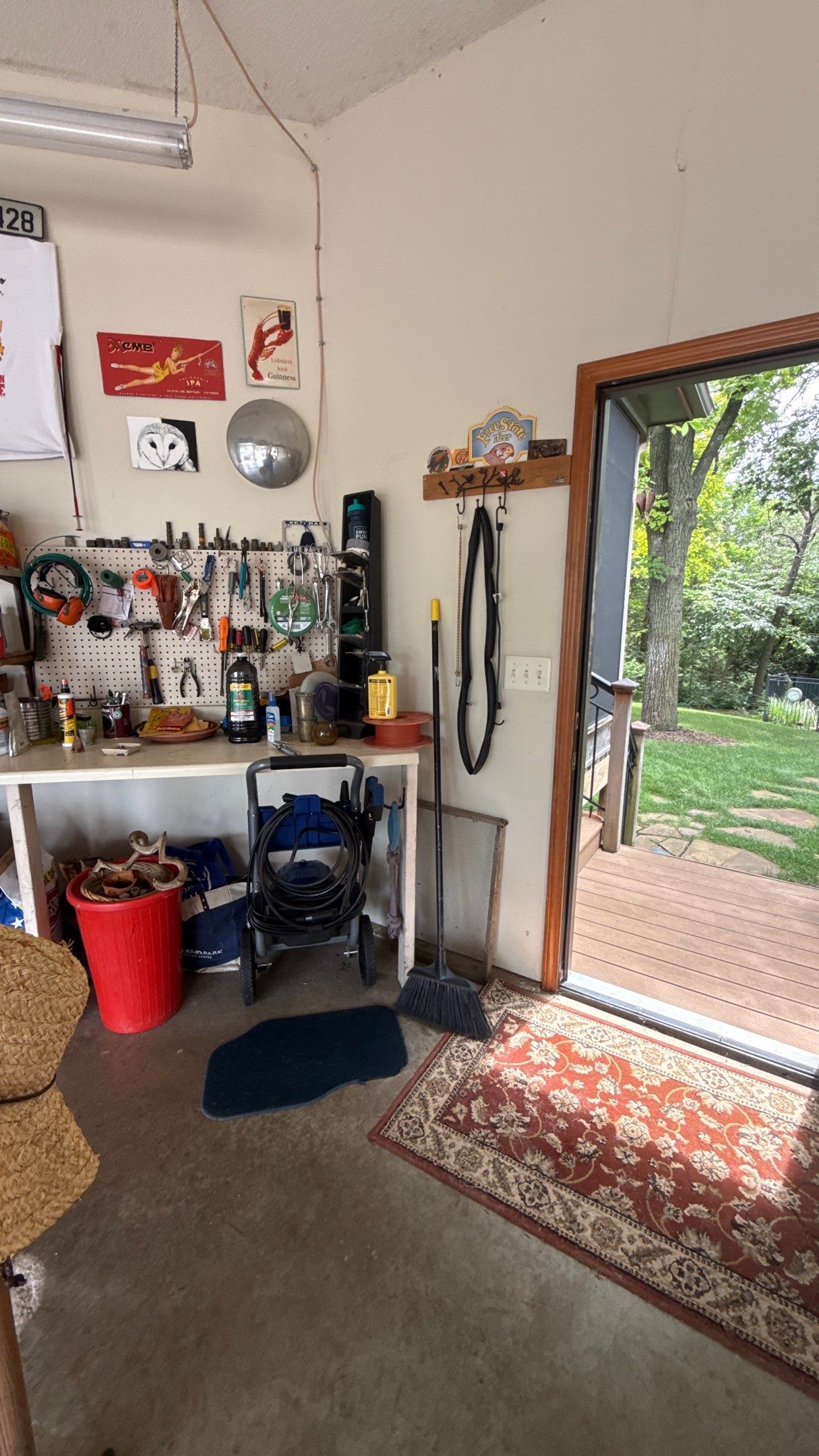 The Perfect Day To Install A Beautiful Coyote Flake Floor by Banner Garage