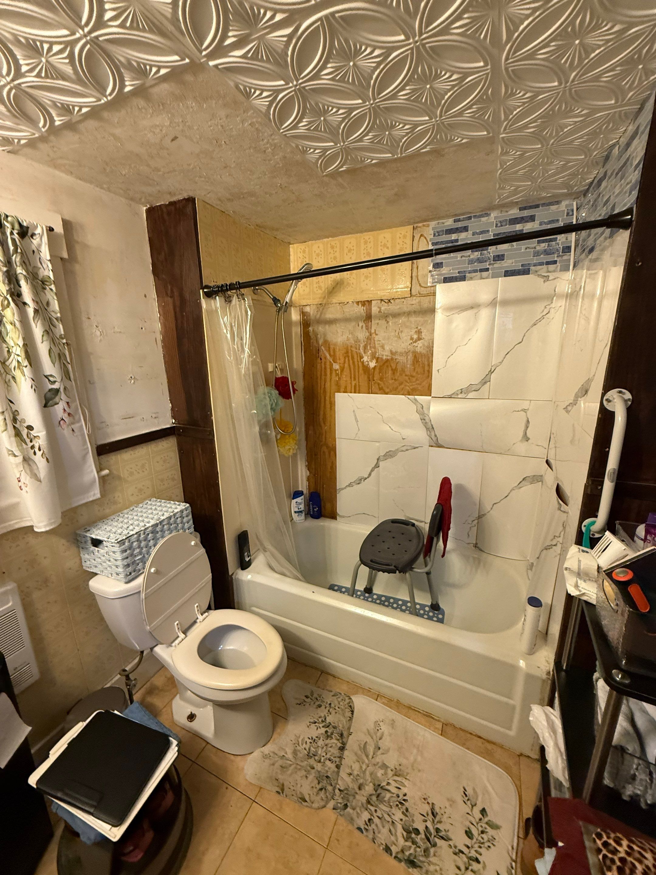 Tub to Walk-In Shower Conversion in Athol, MA by Yankee Home Improvement