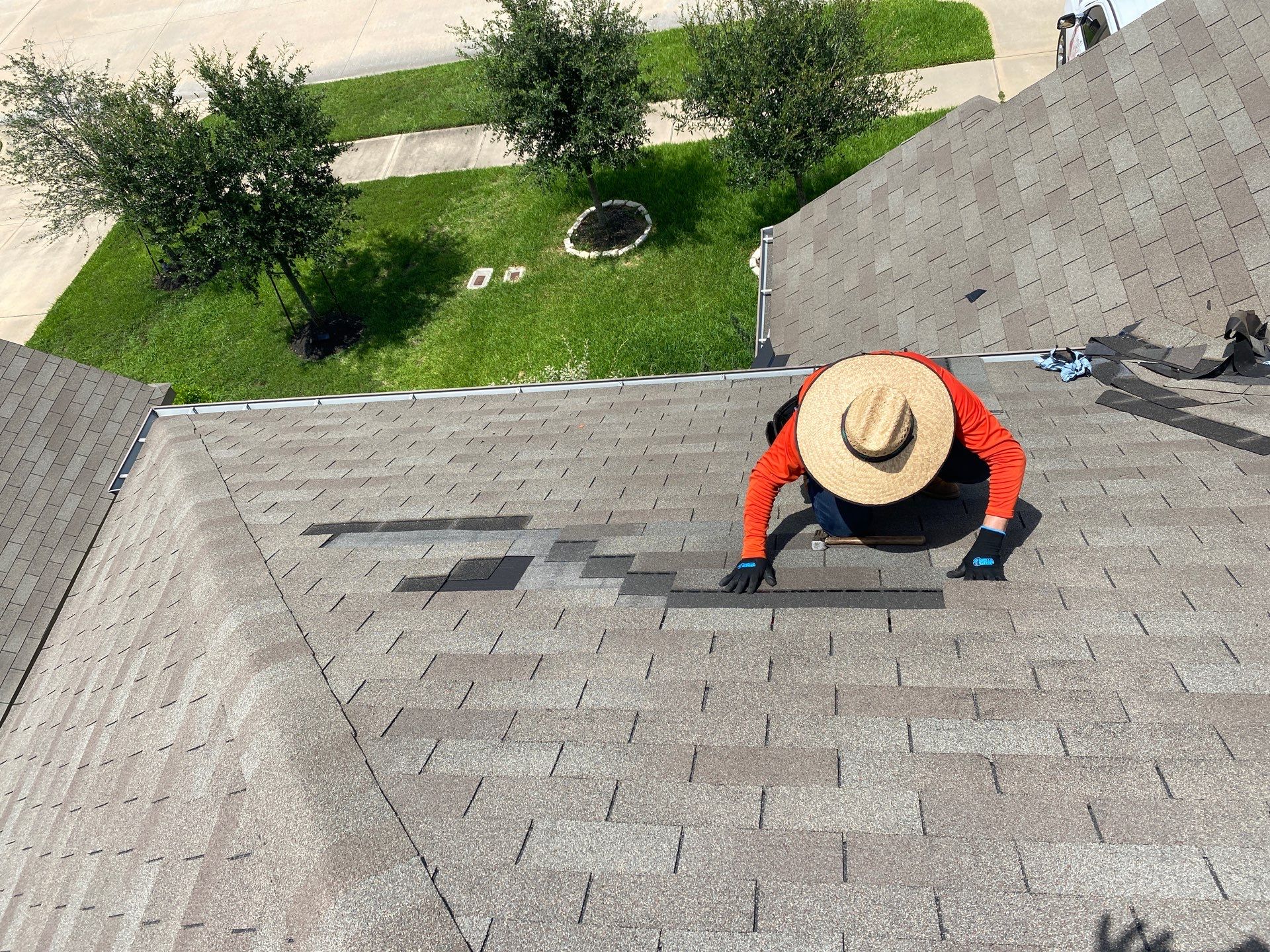 Residential Roofing Repair using Owen's Corning Duration (Lifetime) Shingles by Roof Repair Company