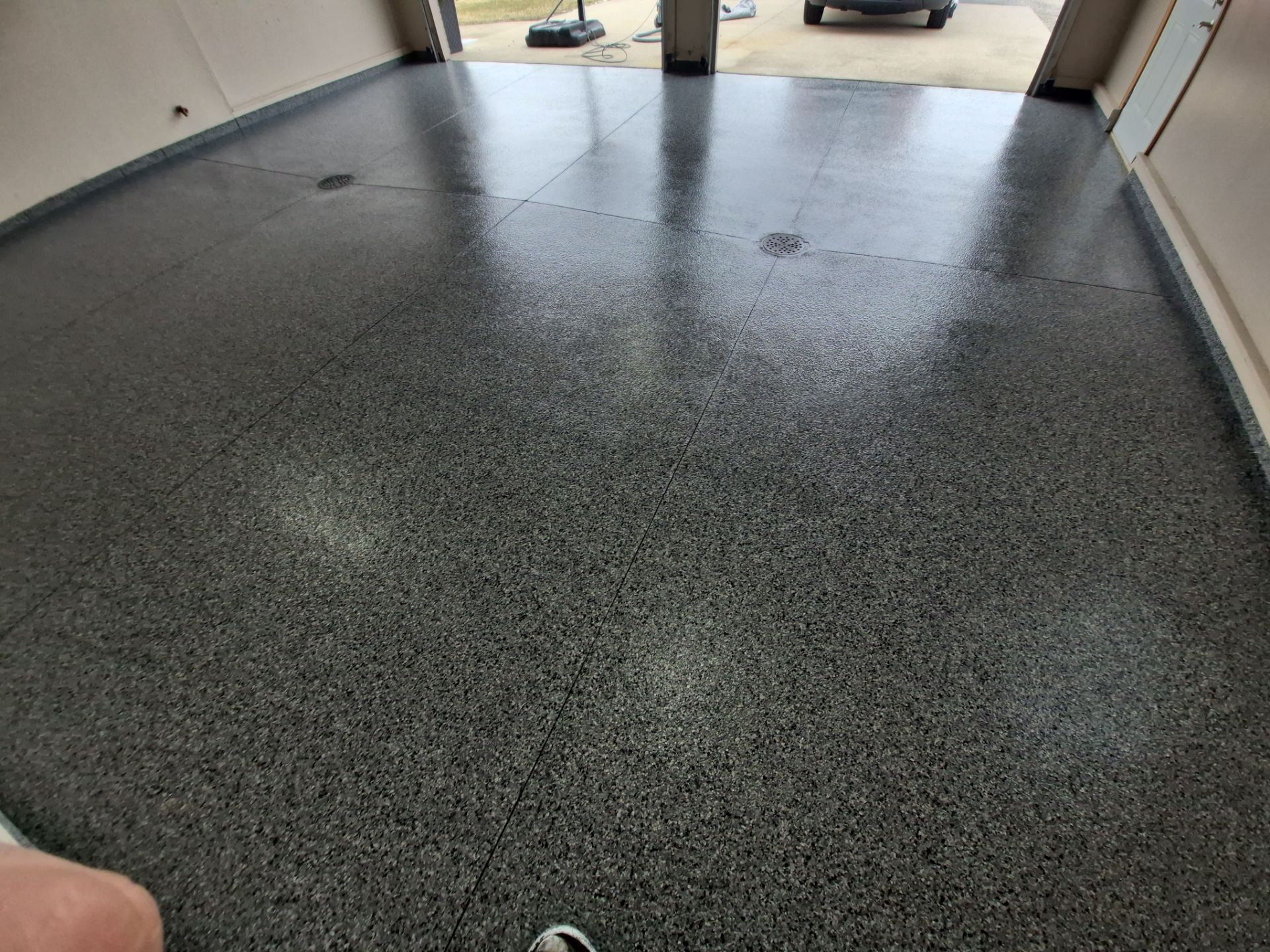 Kawkawlin Garage by Wise Coatings of Central Michigan