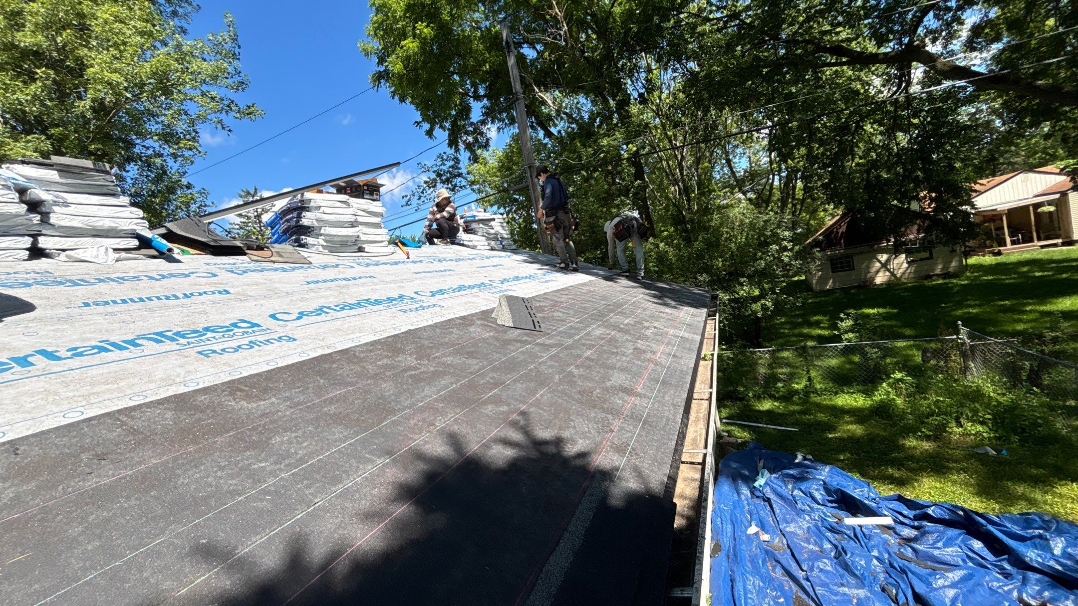 Roof Replacement using CertainTeed Landmark by 180 Contractors
