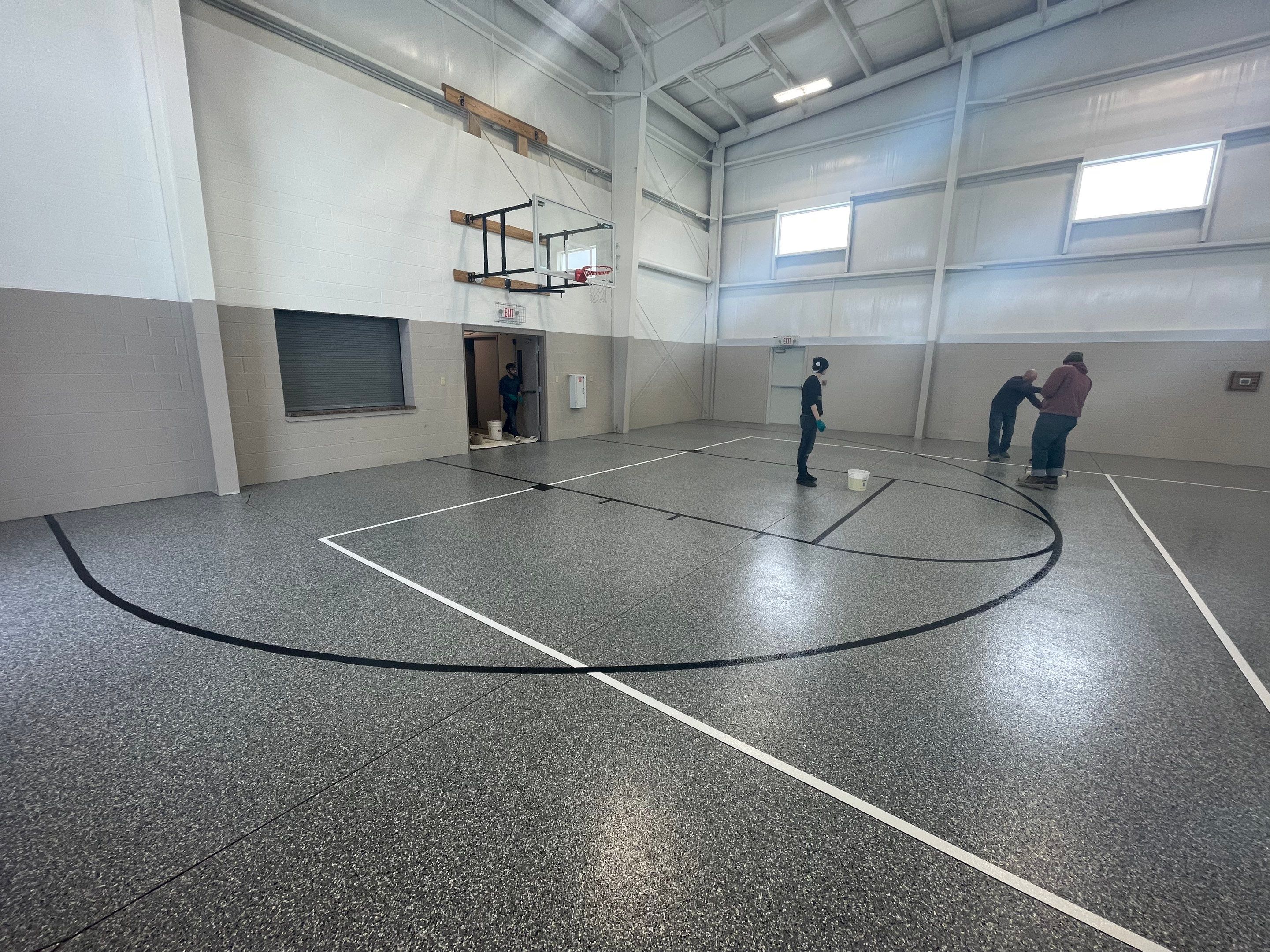 Commerical  using Smoke  by Fantastic Floors by Miller Custom Exteriors 