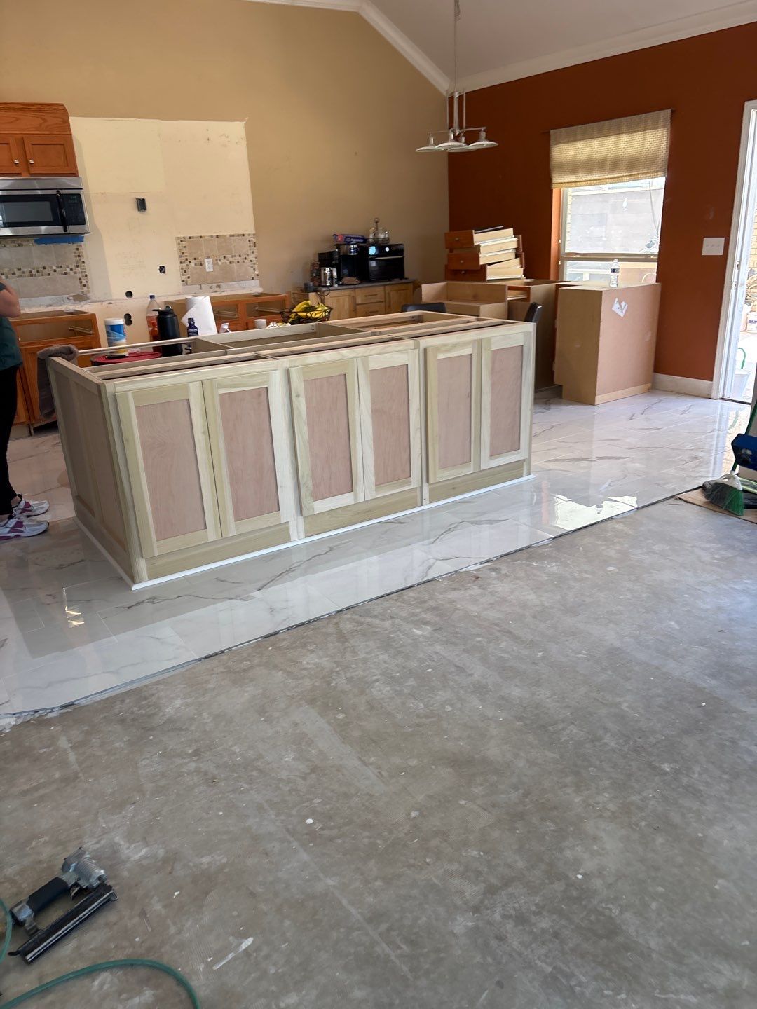 Kitchen Remodel and Water Damage Restoration Project by L&T General Contractors and Restoration INC