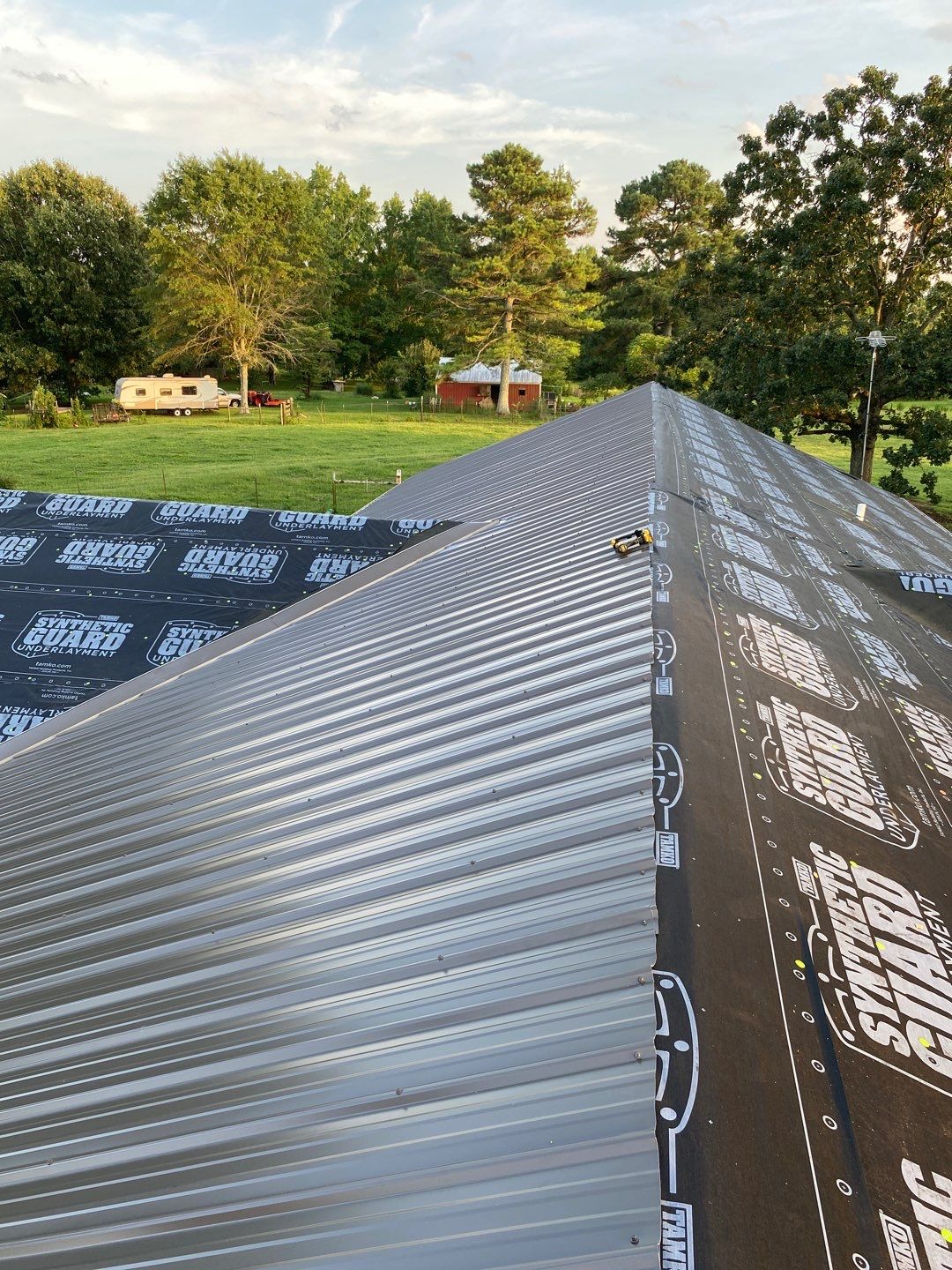 Residential Roof Remove and Replace using Low Rib Metal Roofing Panels by Bullard Roofing