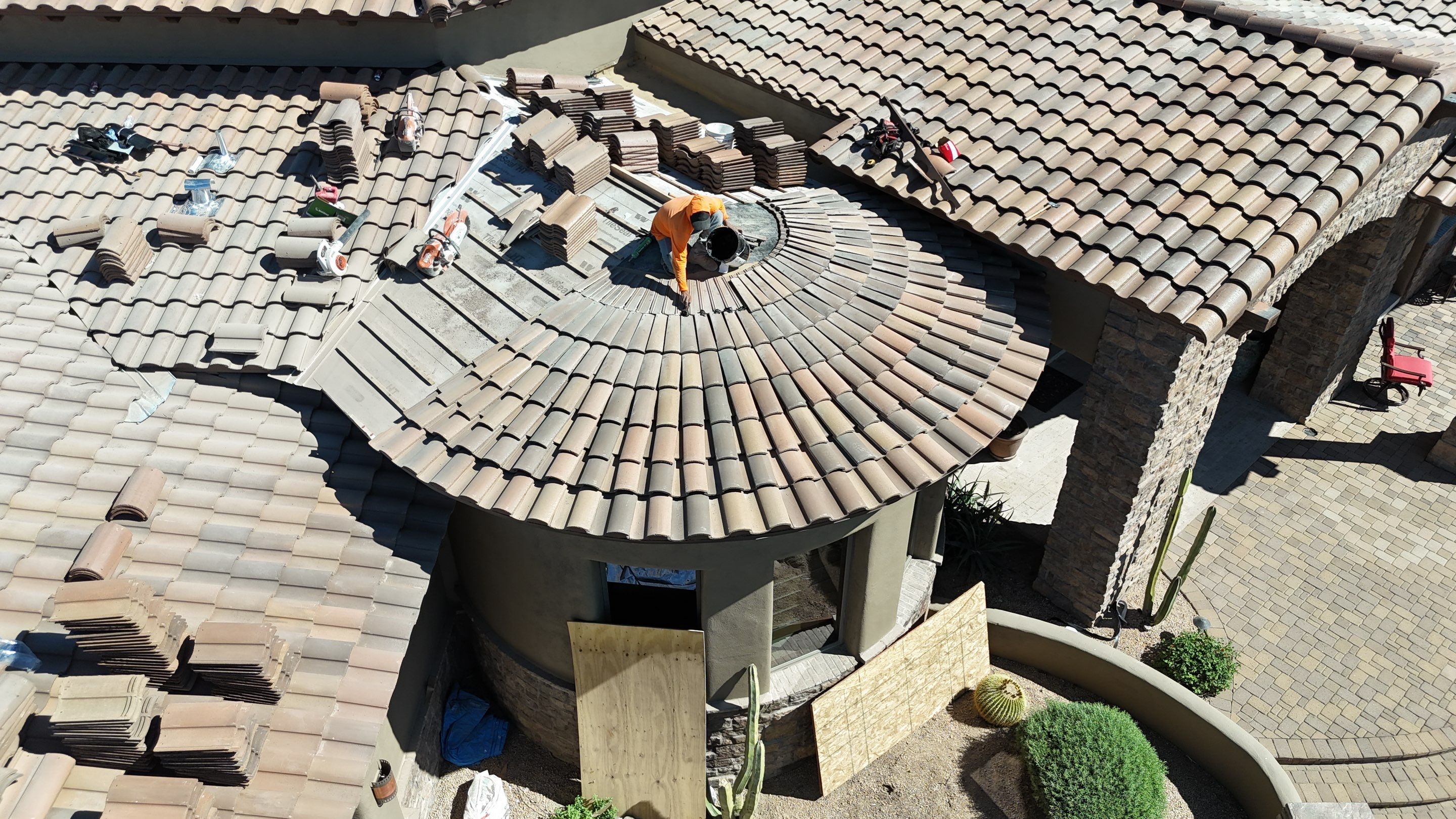 Project in Scottsdale by Saint Roofing