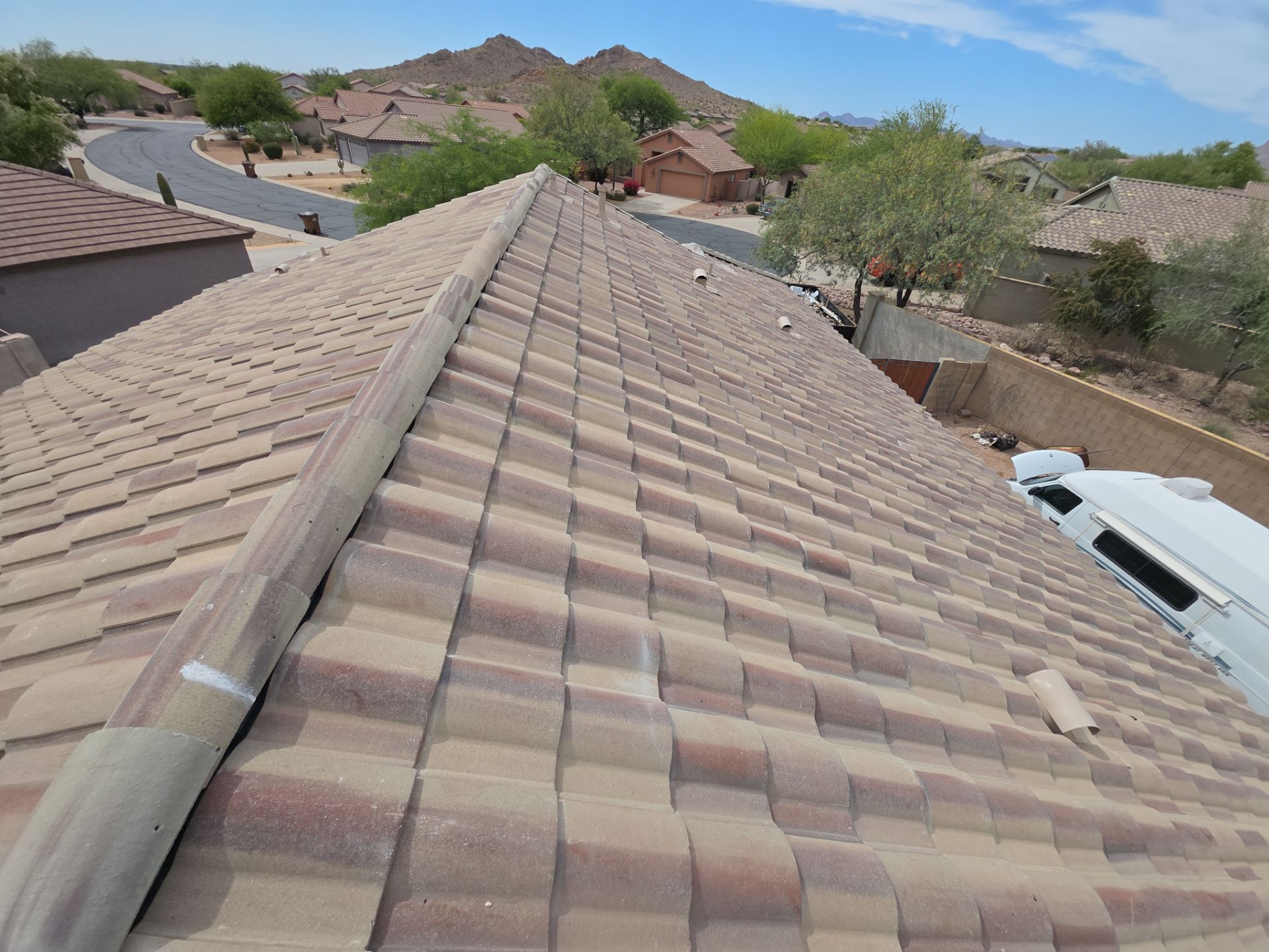Tile reset in Gold Canyon, AZ by Weather-Tite Roofing
