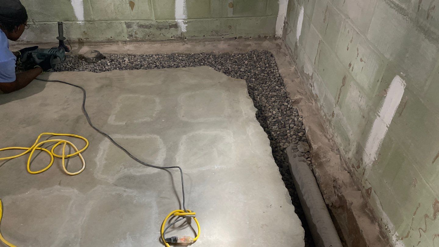 Interior Drain Tile & Wall Drainage in Southwest Minneapolis by Waterproofing Northeast