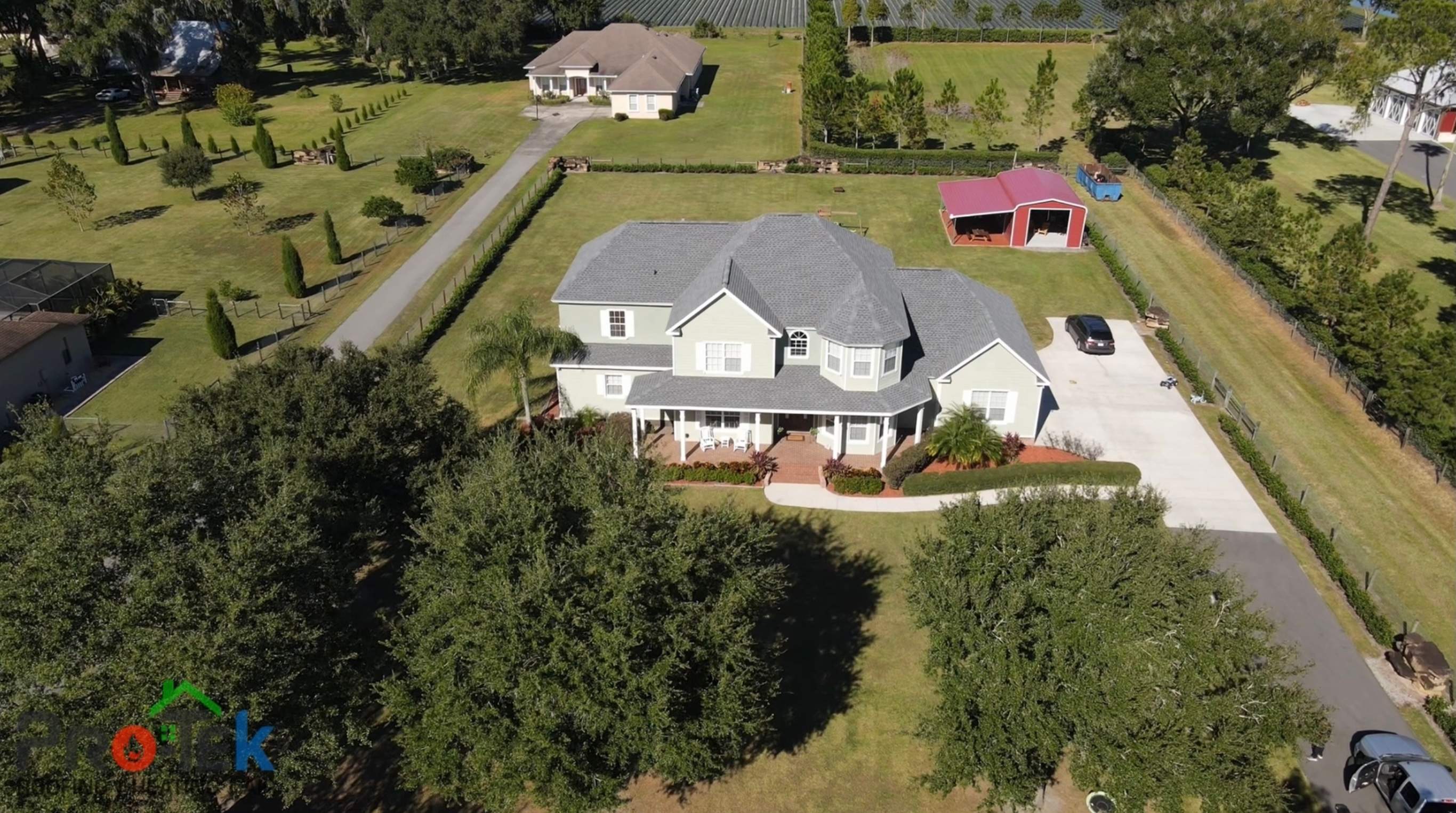 Residential Roofing Installation using GAF HDZ Shingles by Protek Roofing Heating Air & Solar