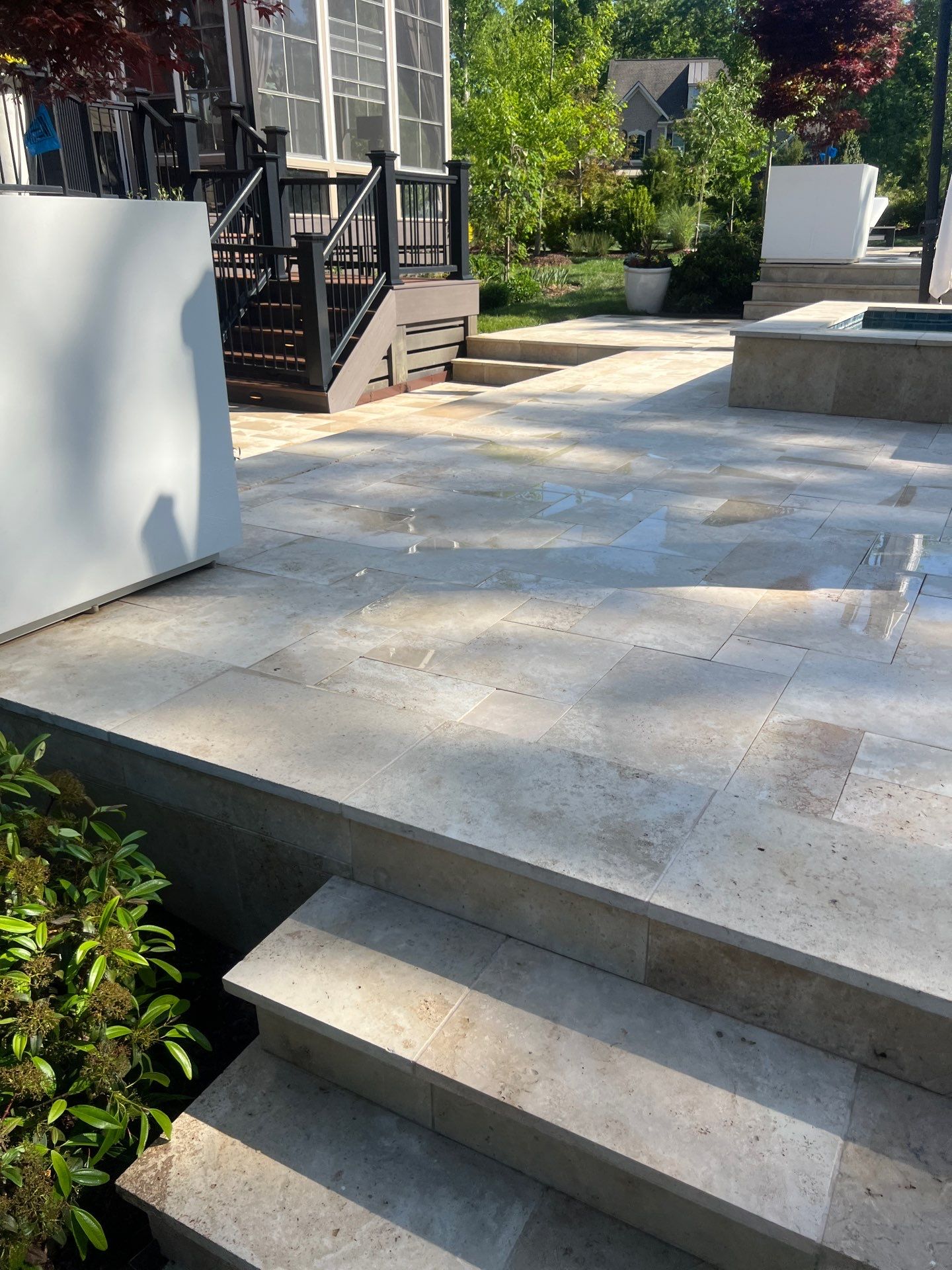 Pool Deck using Wood Sealant by DuraSeal