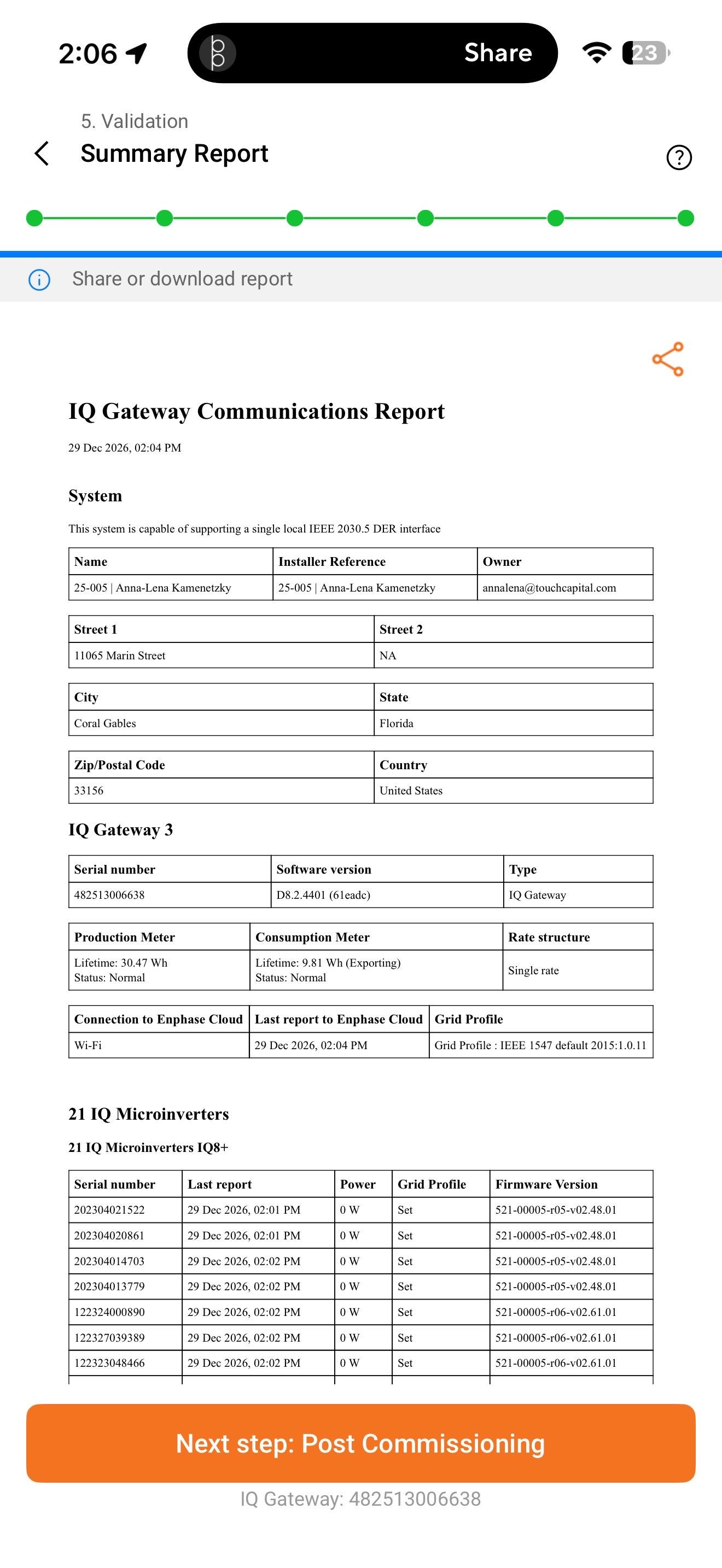 Project in  Coral Gables by Payoli Solar