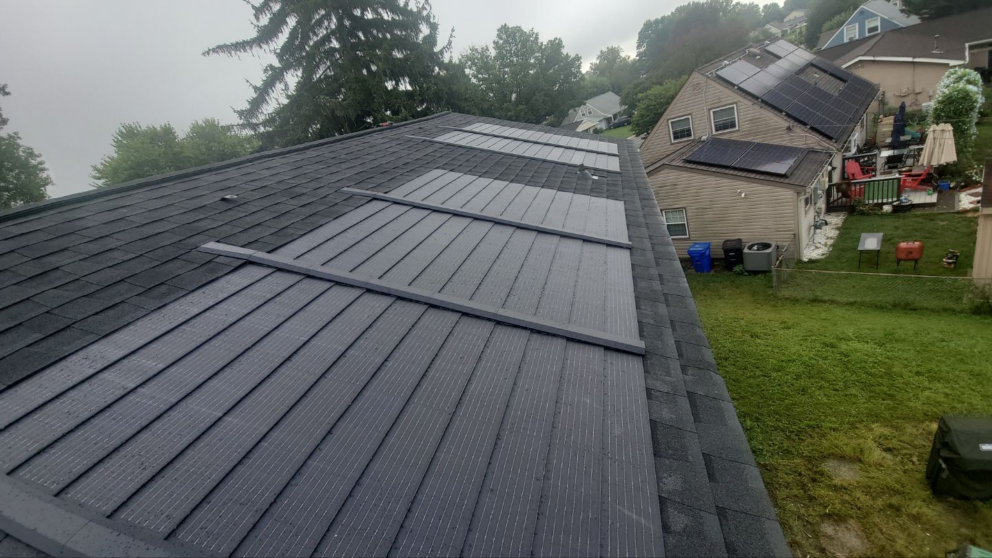Roof and Solar Installation using GAF Timberline Solar HDZ by ExteriorPros
