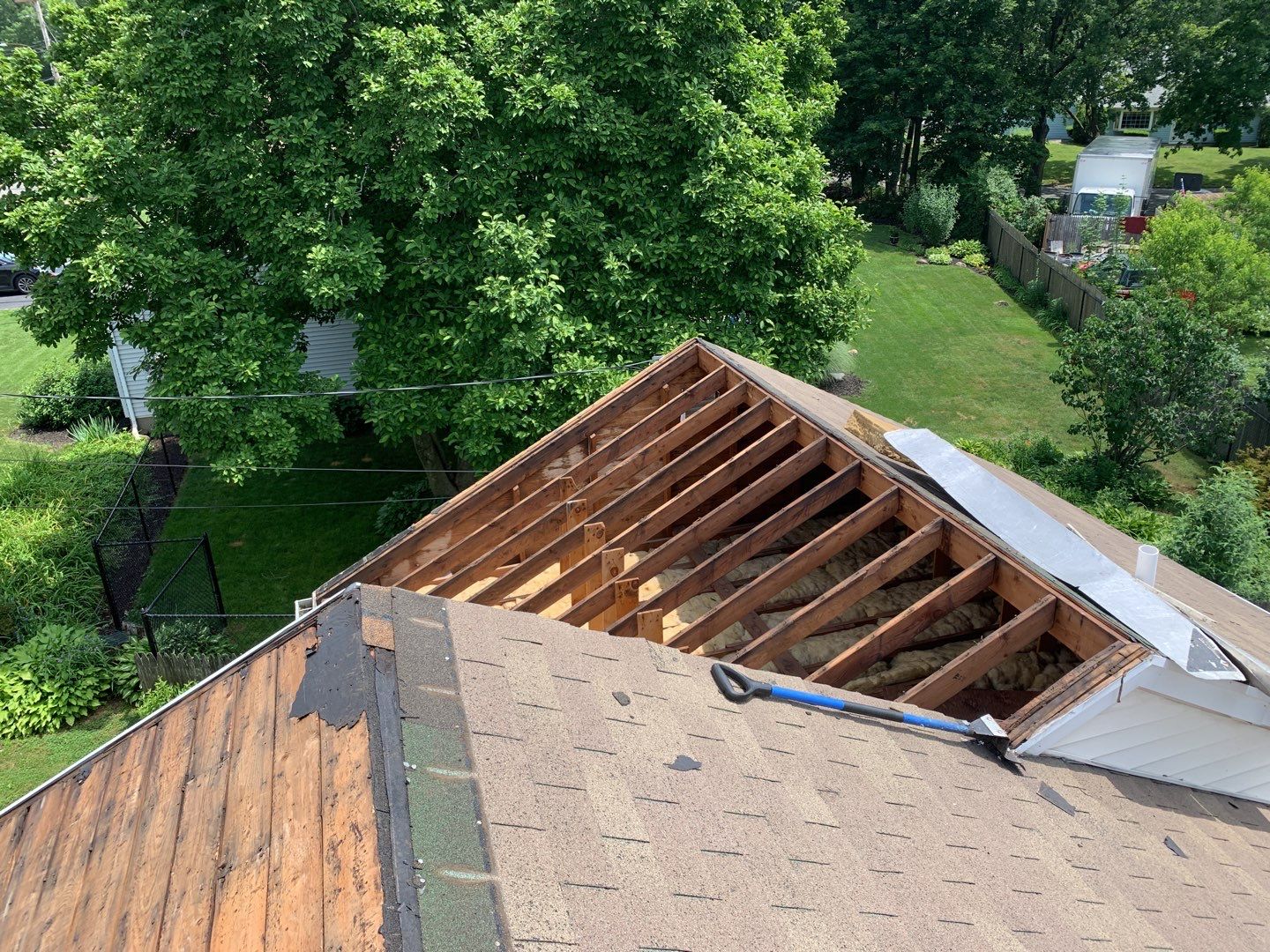 Residential Roofing Installation using Owens Corning Duration Driftwood by A Plus Exterior