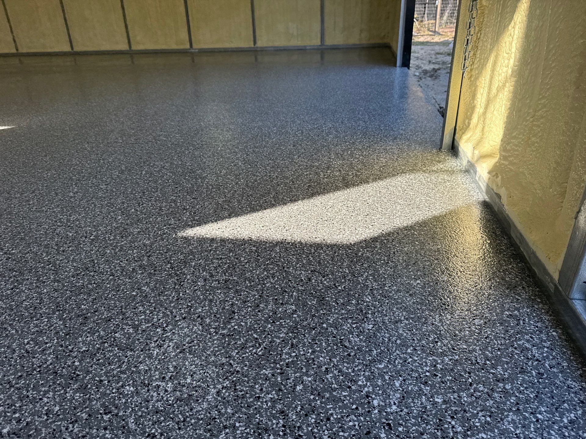 Metal Building/Kennel in Williston, FL in Smoke by Cross Creek Concrete Coatings