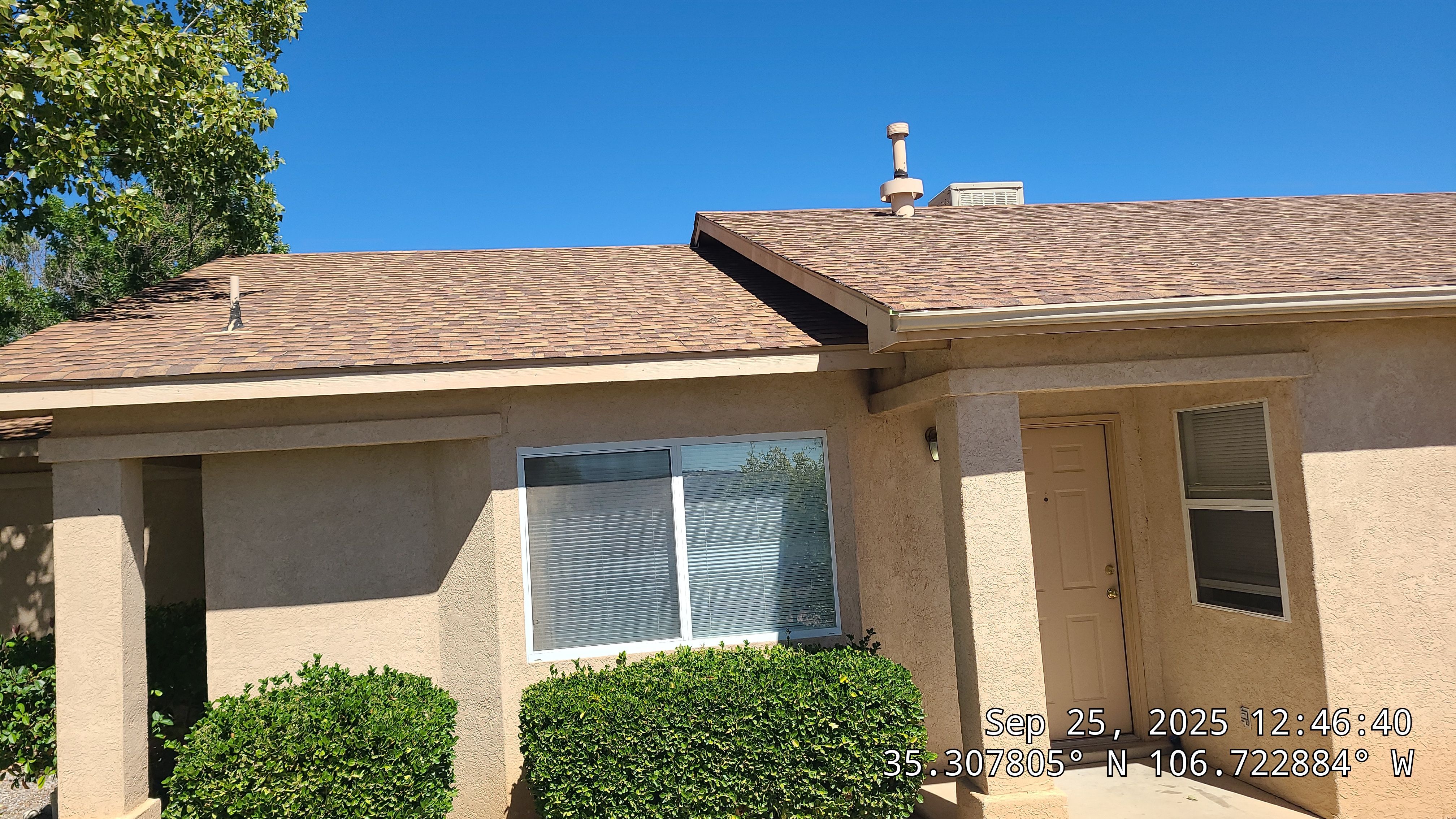 Oakridge Desert tan shingles in Chimayo Meadows by Doyle Roof Masters Inc
