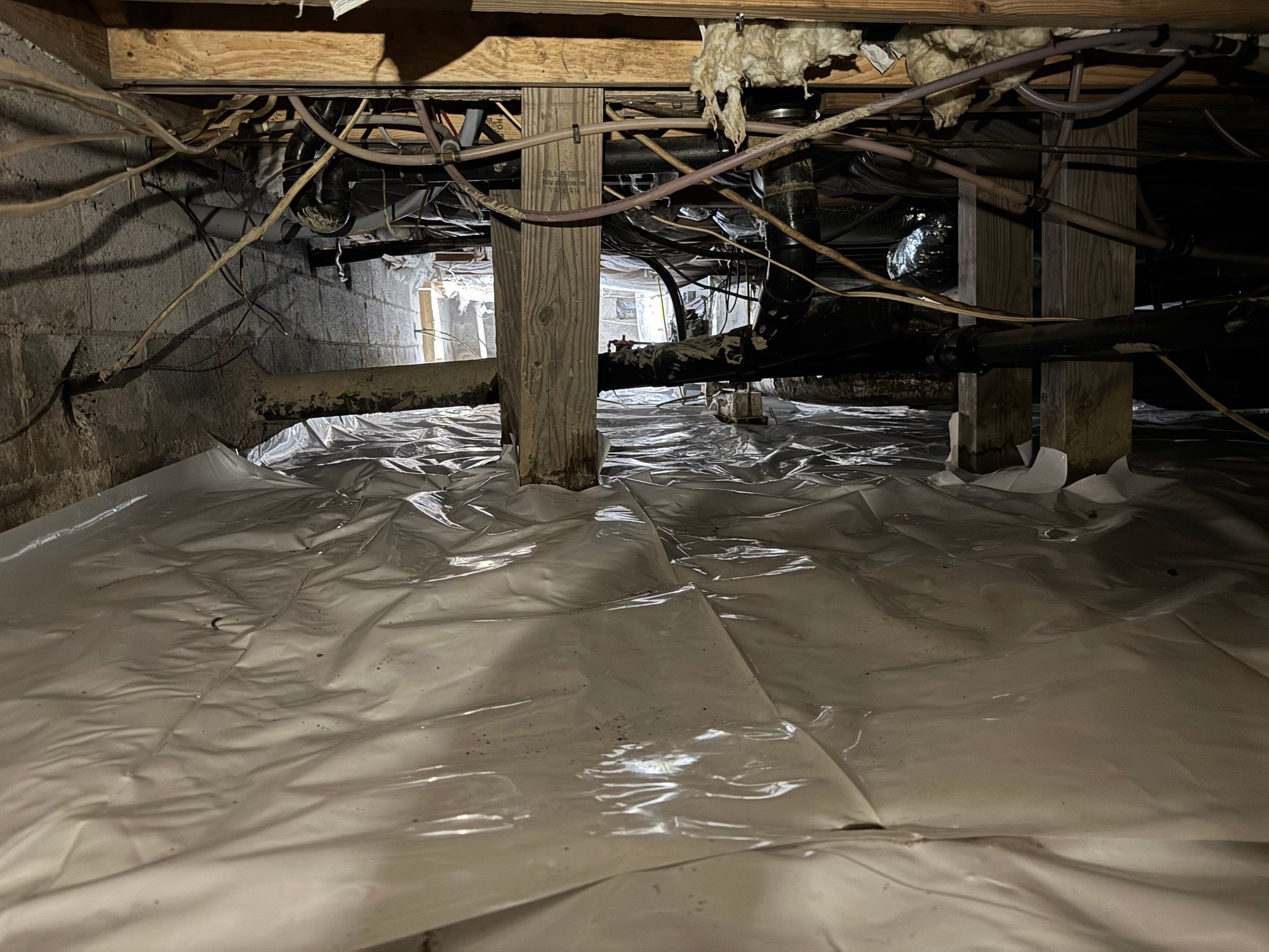 Project in Spring Grove by Patriot Crawl Space Repairs