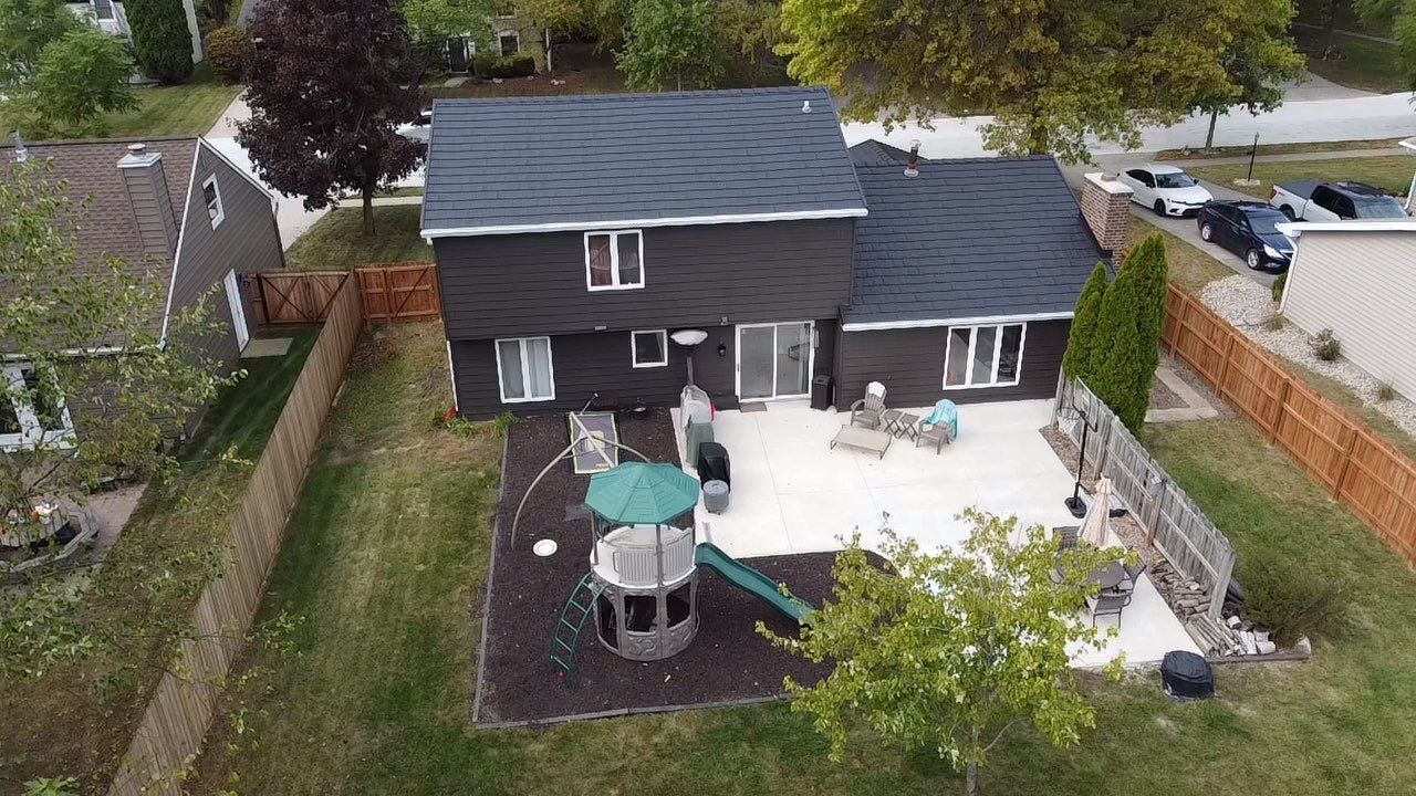 Full Exterior Home Transformation – Metal Slate Roof in Fort Wayne, IN by 4Ever Metal Roofing