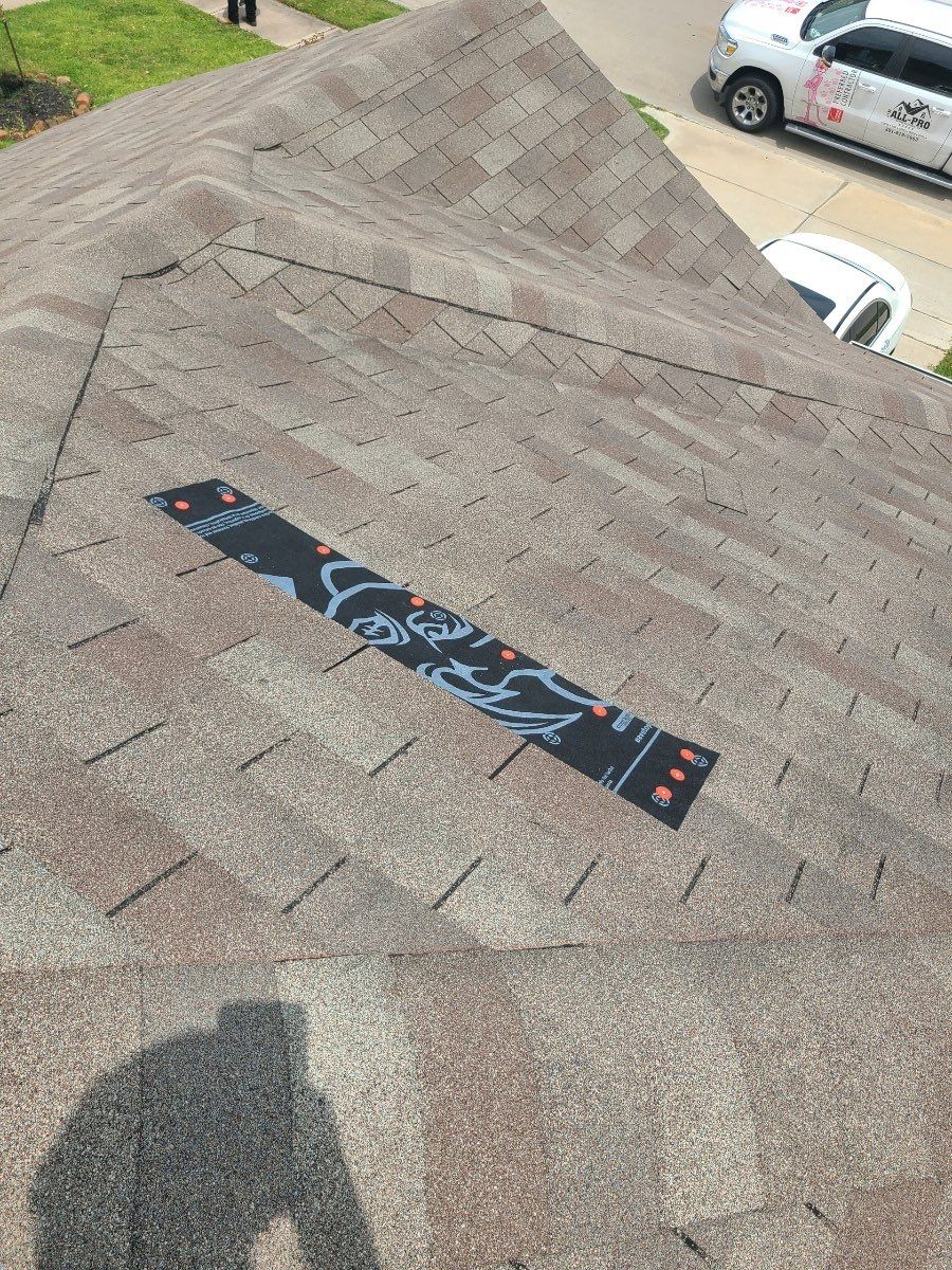 Hail Damage using Owen's Corning Duration (Lifetime) Shingles by Roof Repair Services LLC