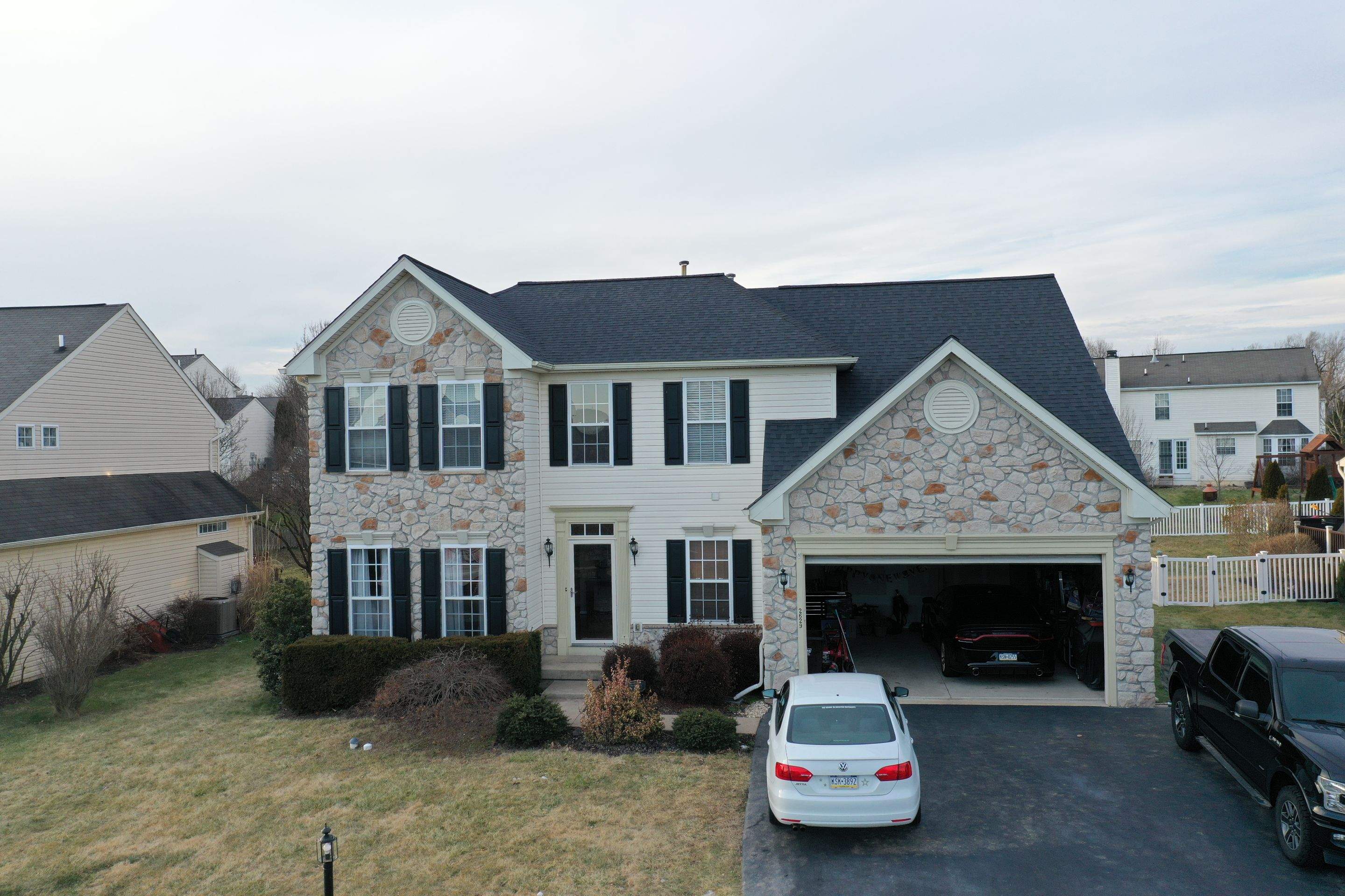 Roofing Installation using CertainTeed Landmark - Moire Black by Storm Guard of Ches-Mont PA