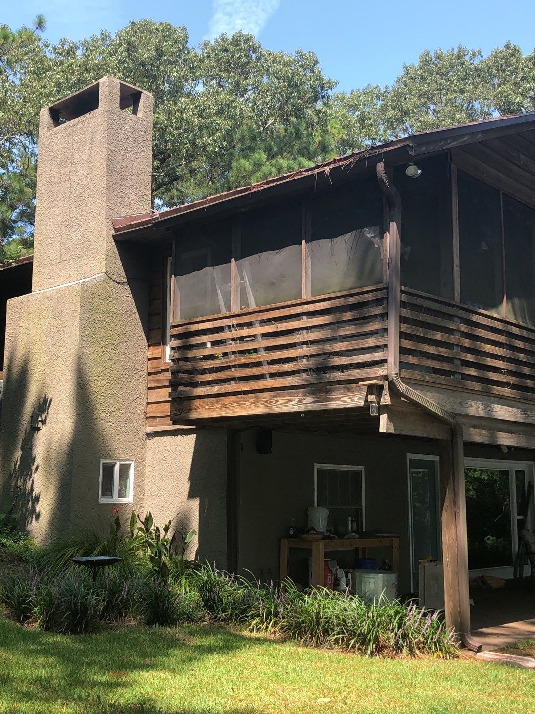 Gutter Installation using Royal Brown K-Style Seamless Gutters and LeafBlaster Pro Gutter Guards by Gutter Professors
