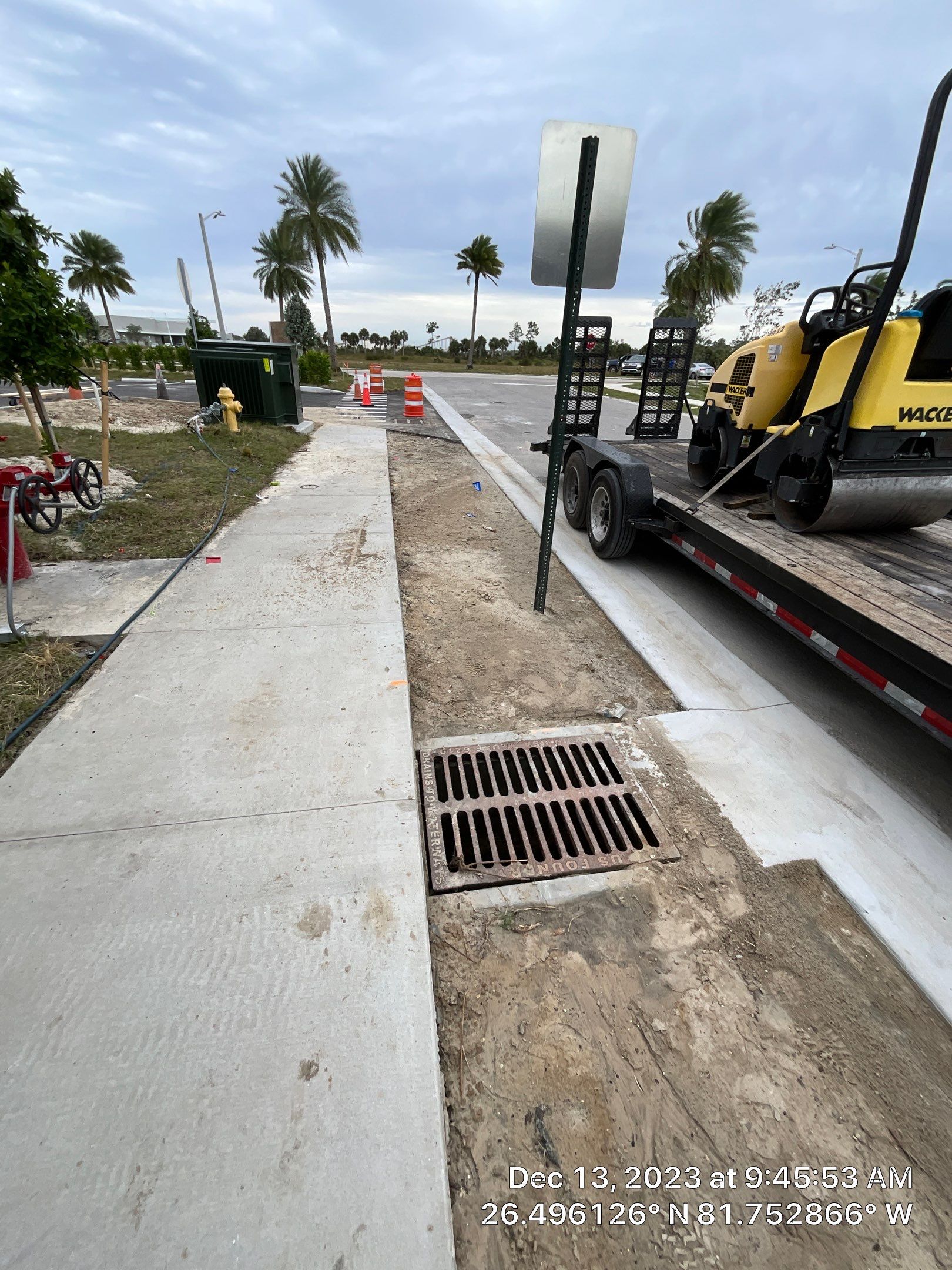 New Construction Storm Drain System Cleaning by APS Power & Water