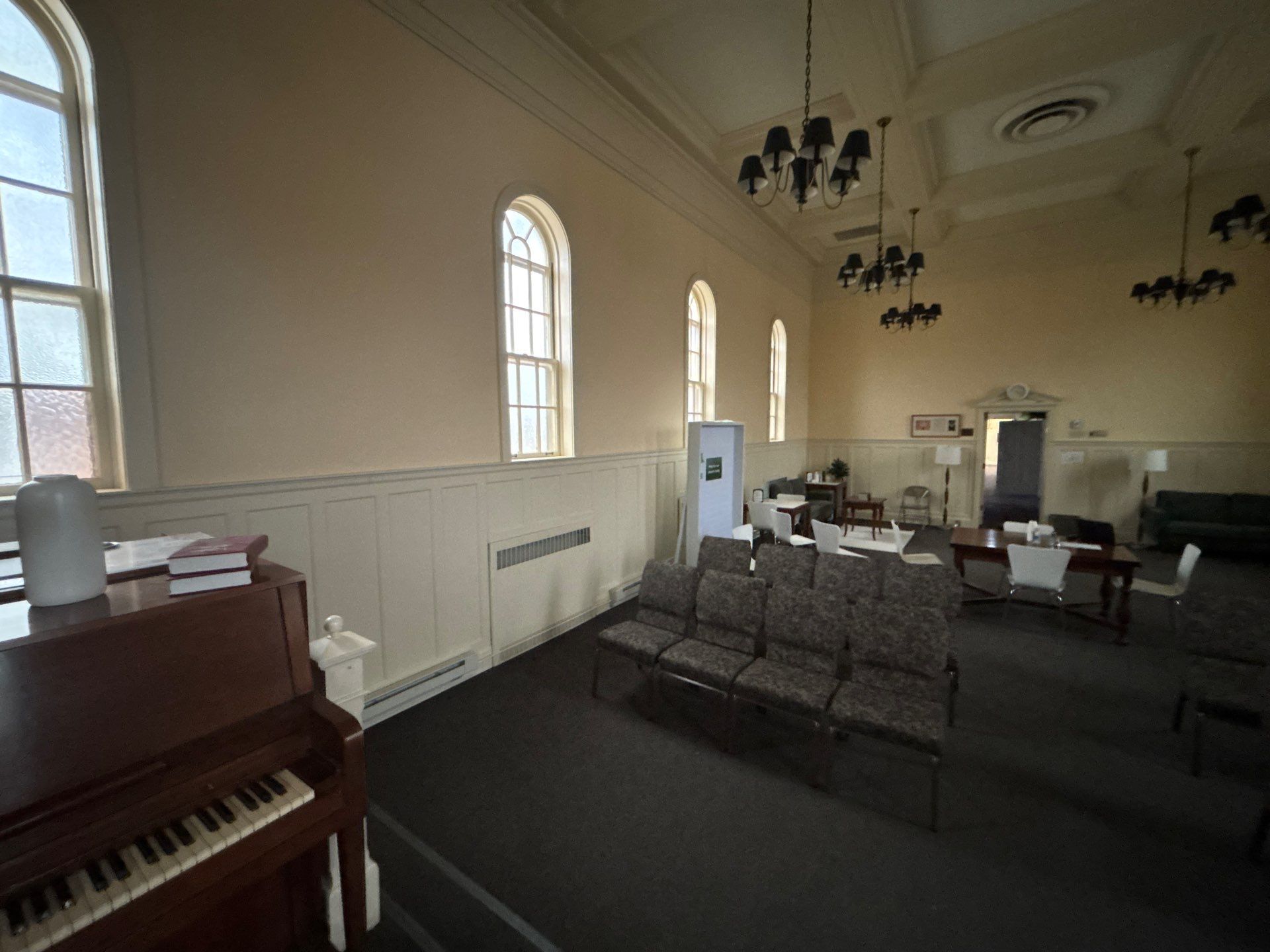 Interior Church Painting and Sanctuary Refresh in Sioux Falls by Select Painting, Coatings & Garage Cabinets