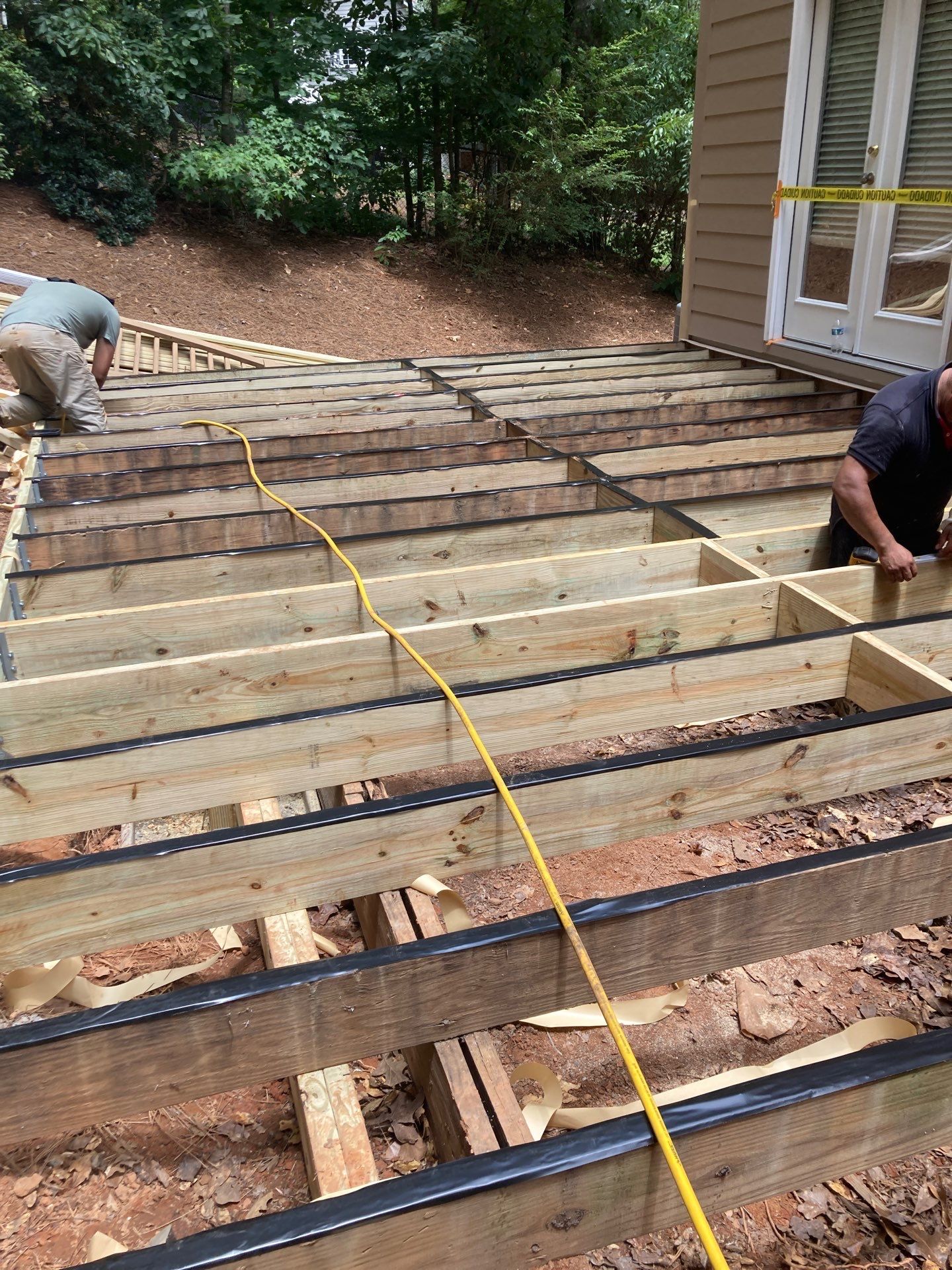 James Hardie Siding Installation, Rotten Wood Replacement, Porch Repairs, and Deck Resurfacing in Smyrna, GA by Nelson Exteriors 