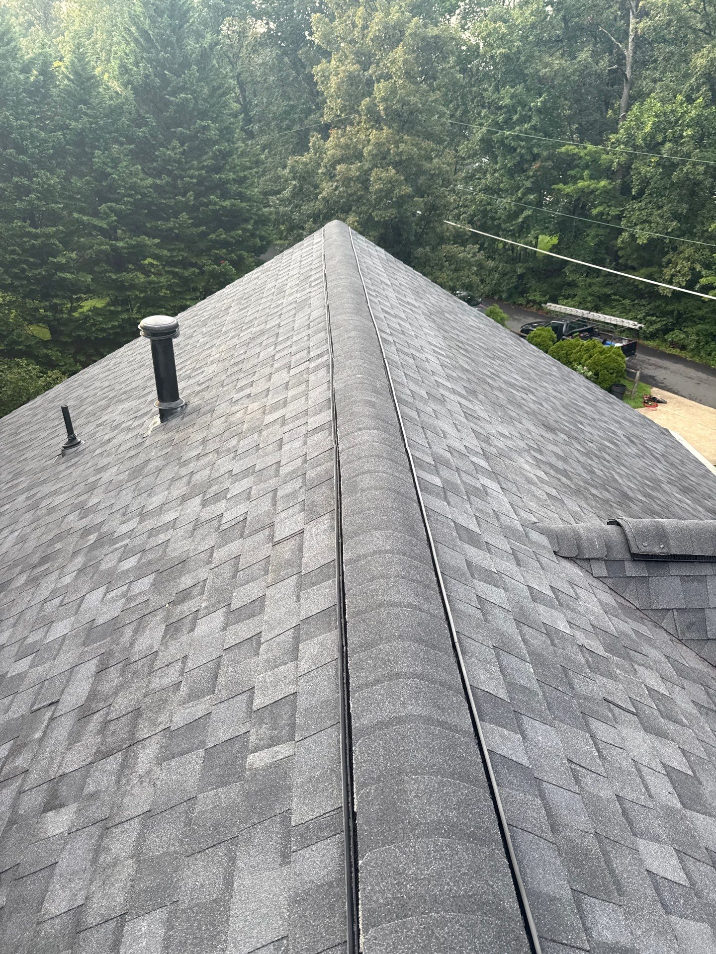 Lorton: Residential Roof with CertainTeed Landmark Pro in Max Def Moire Black by RM Banning, Inc.