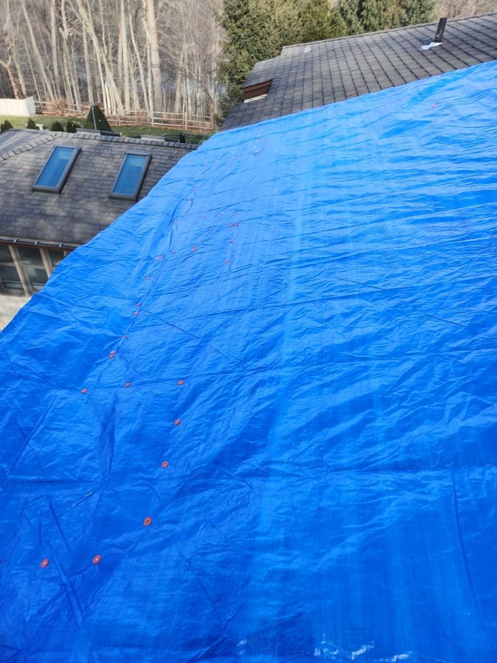 Residential Roofing Installation using Owens Corning TruDefinition Onyx Black by A Plus Exterior