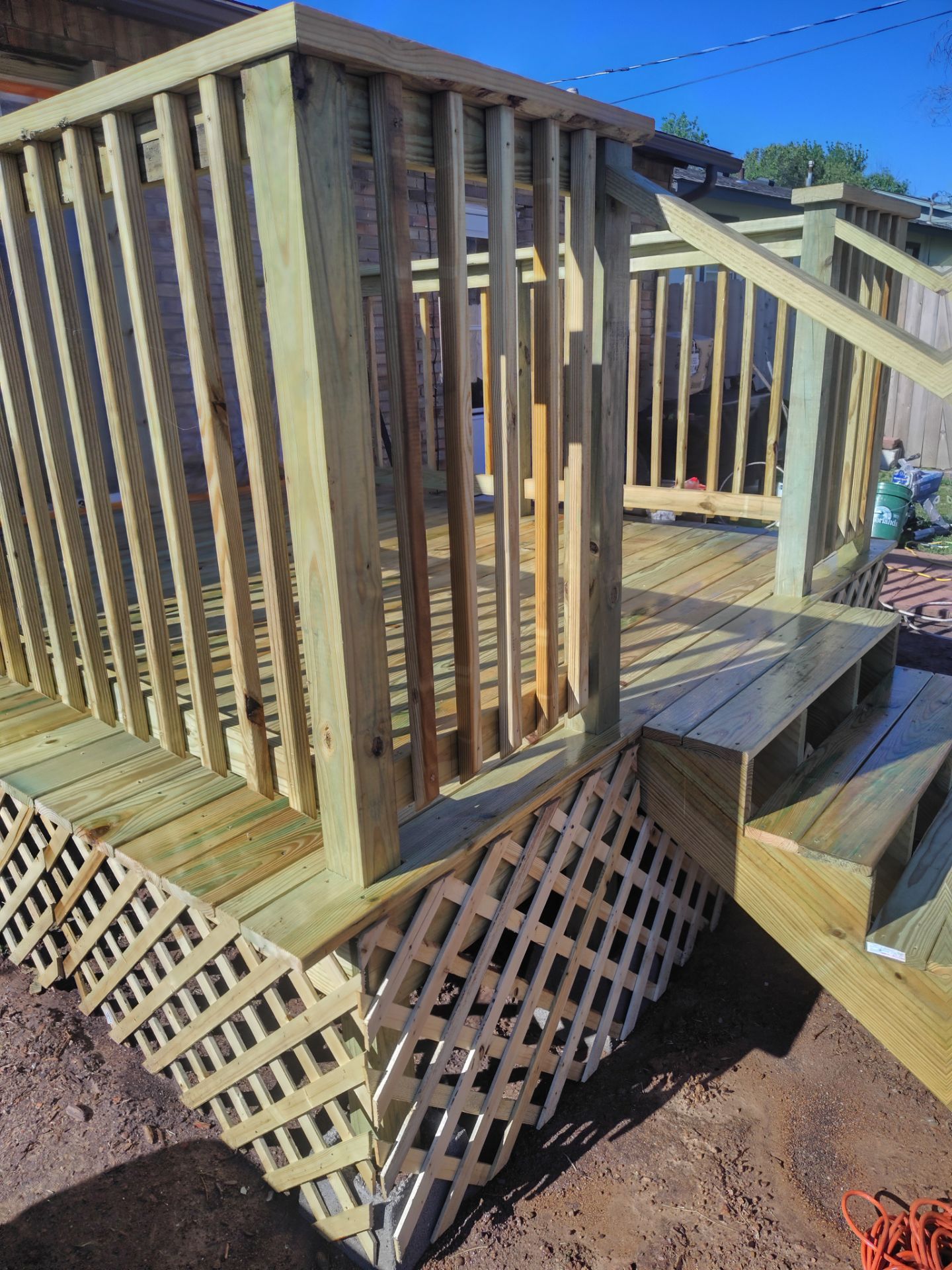 Deck And Sliding Glass Door Install by Clays Services Inc