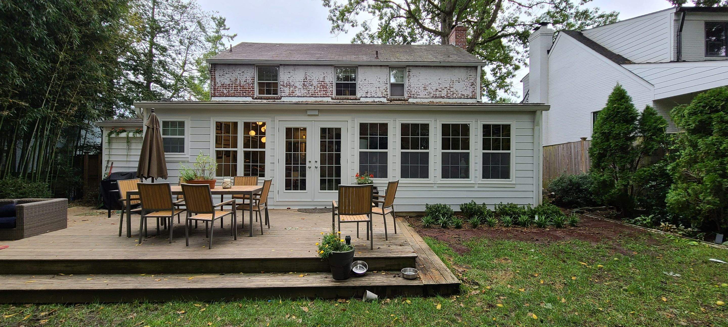James Hardie porch siding install with custom PVC Trim by Window Depot of Annapolis