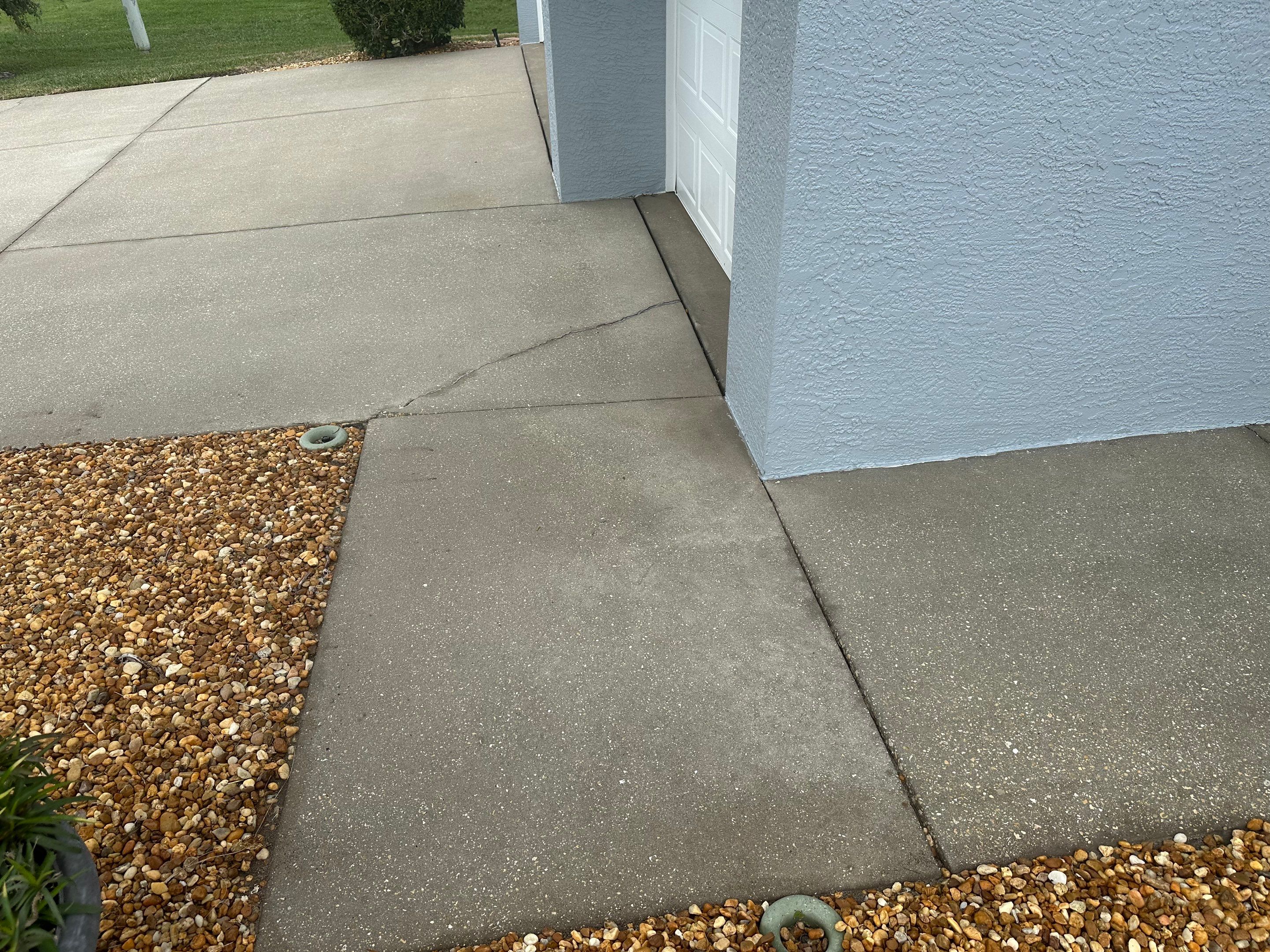 Concrete Driveway, Entryway & Street Curbing Cleaning in Fairways at Imperial Lakes, Palmetto, FL | Sunshine AquaWash by Sunshine AquaWash