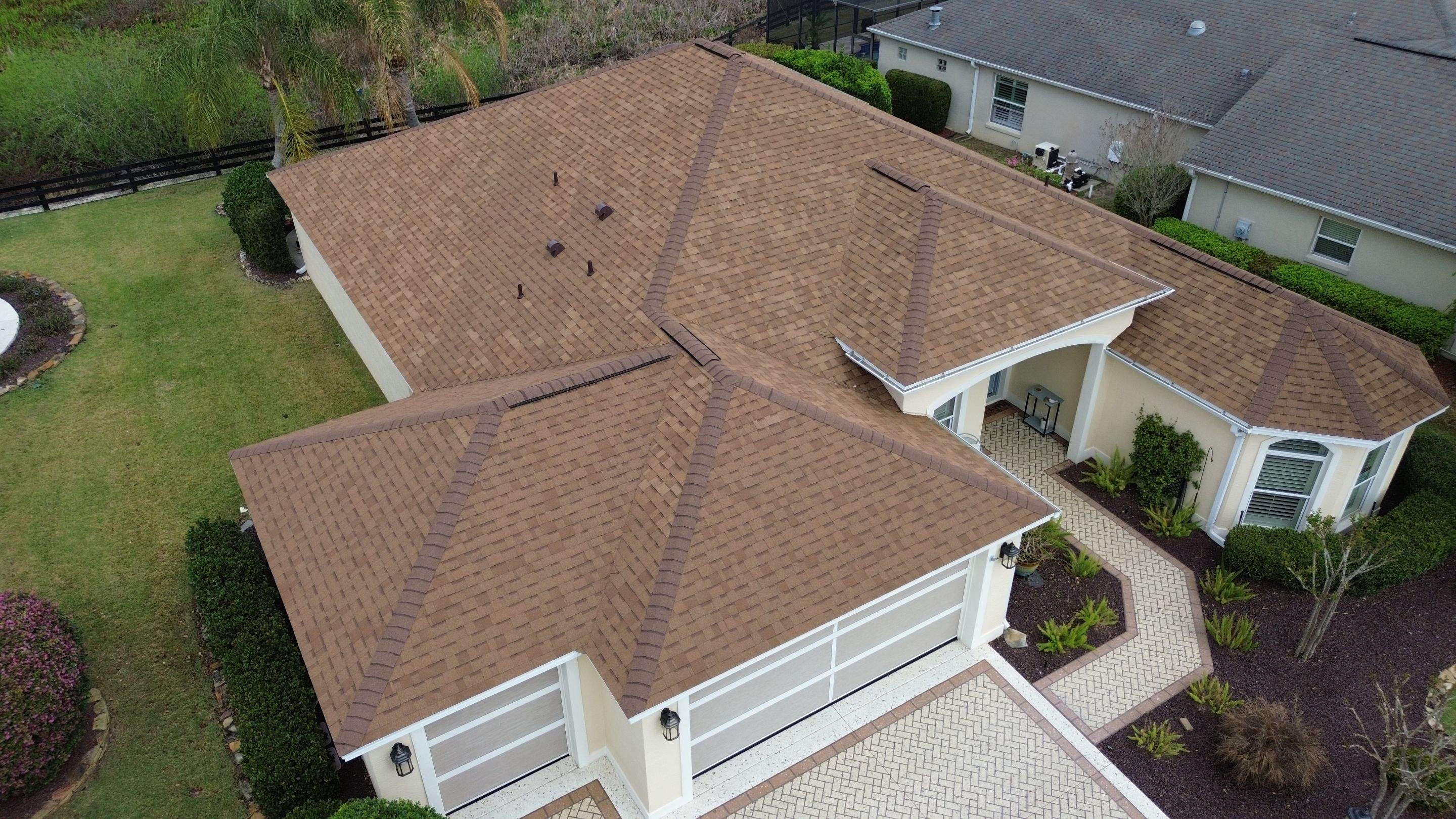 Desert Tan Reroof in The Villages, FL by Brehm Roofing
