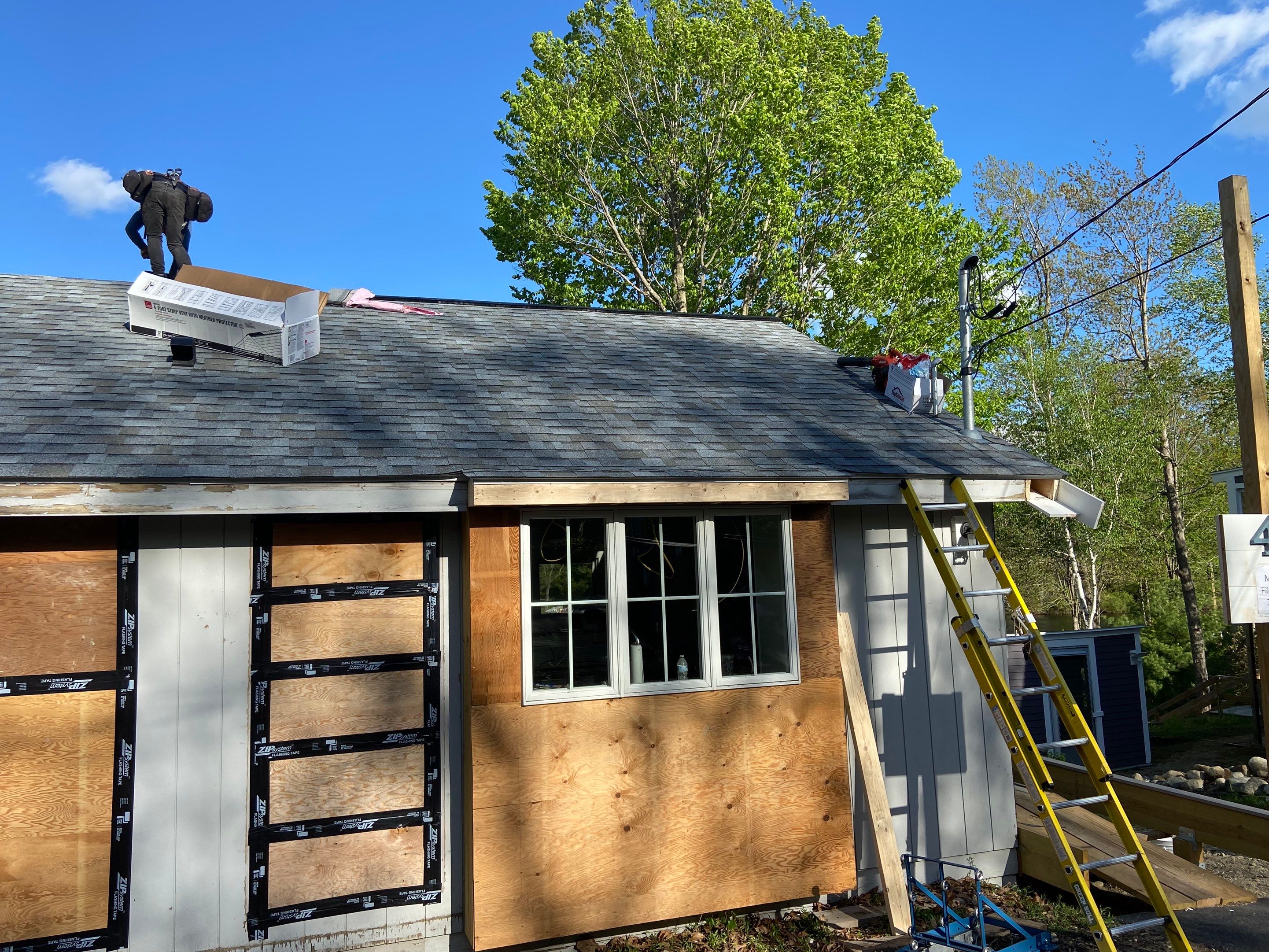 Residential Roofing Installation using Owens Corning TruDefinition by Sensible Home Solutions
