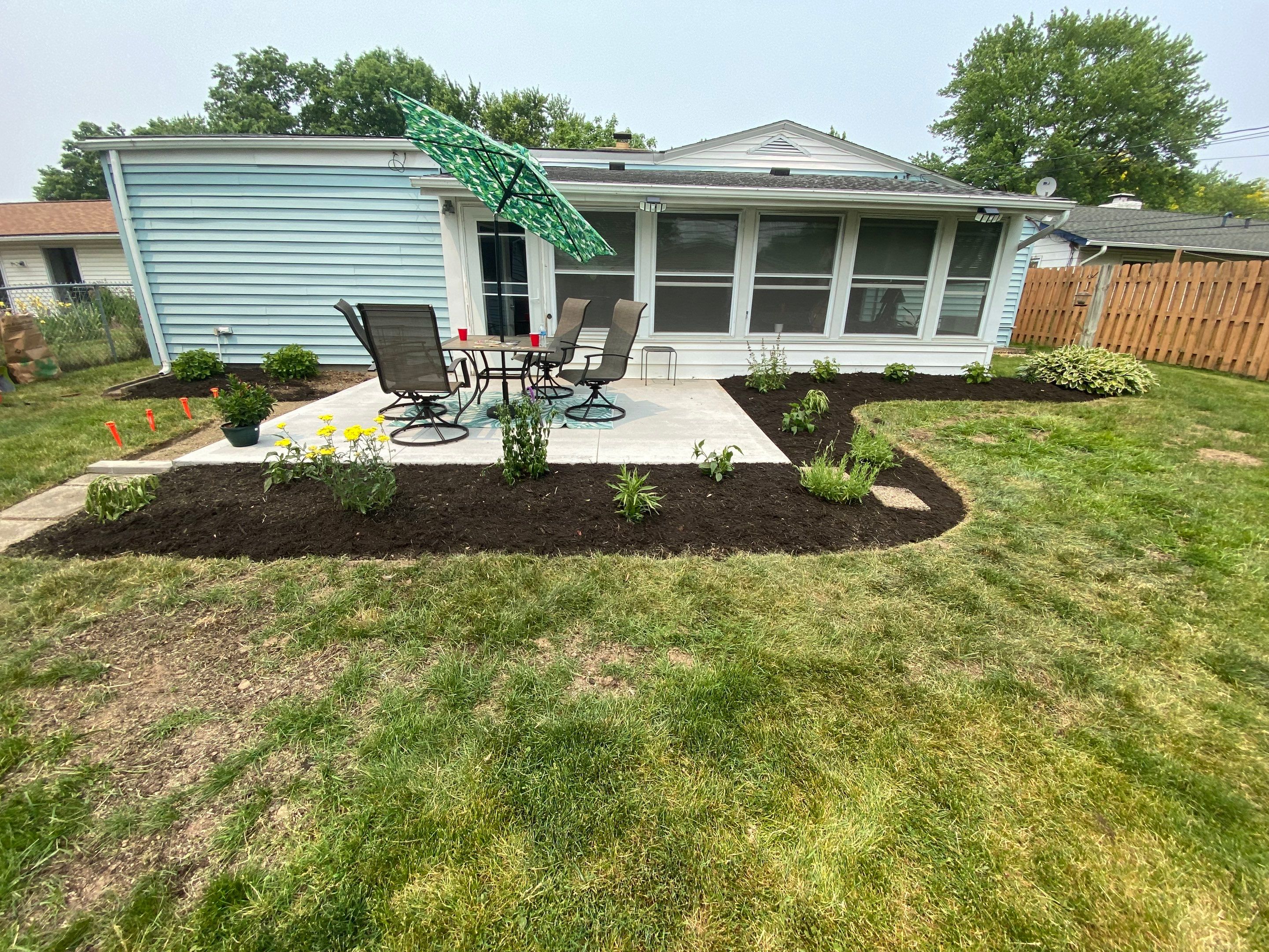 Grindstone Garden Install by Elm Rose Gardens