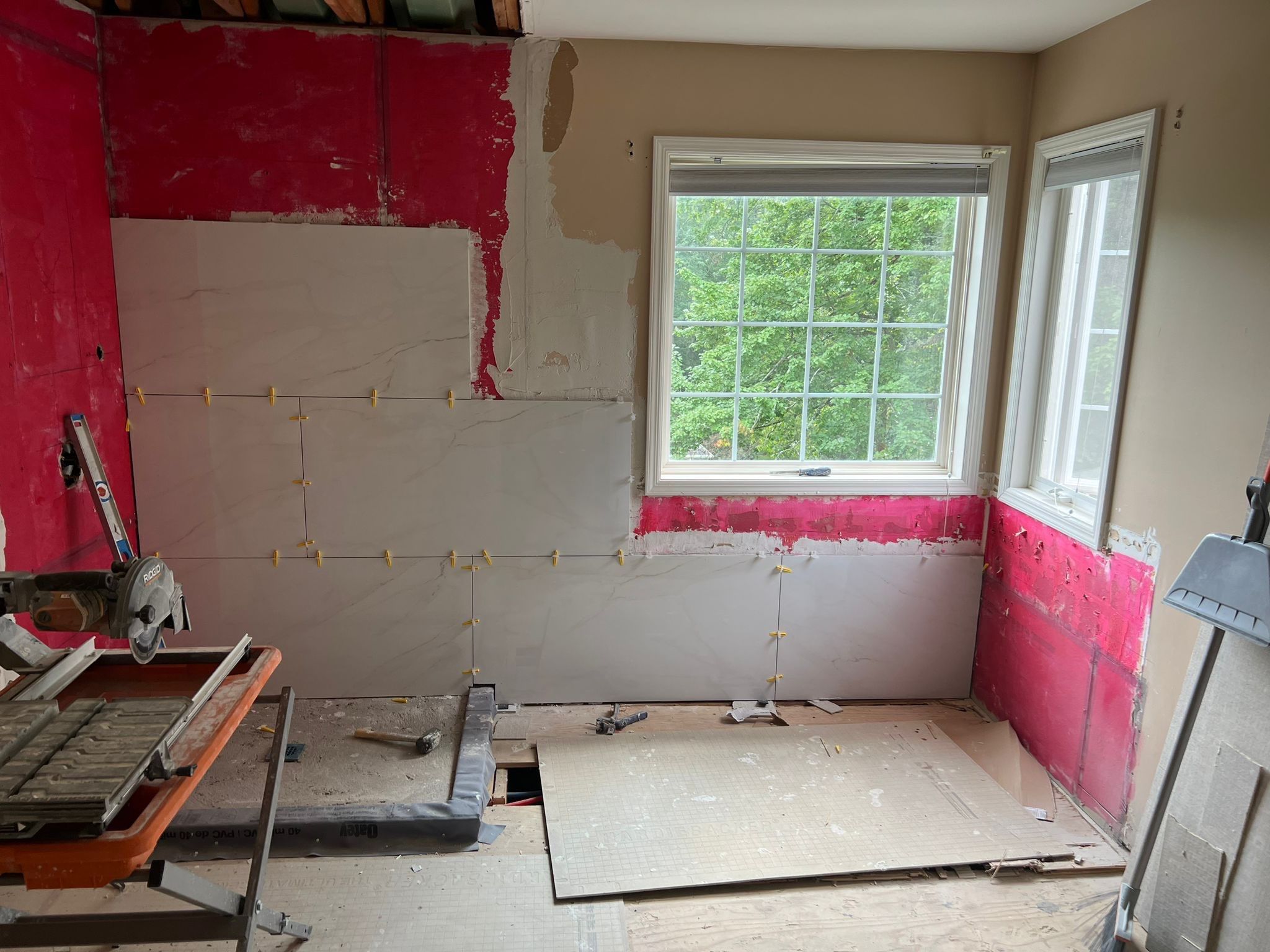 Bathroom Remodel using Tile by Home Concepts Construction