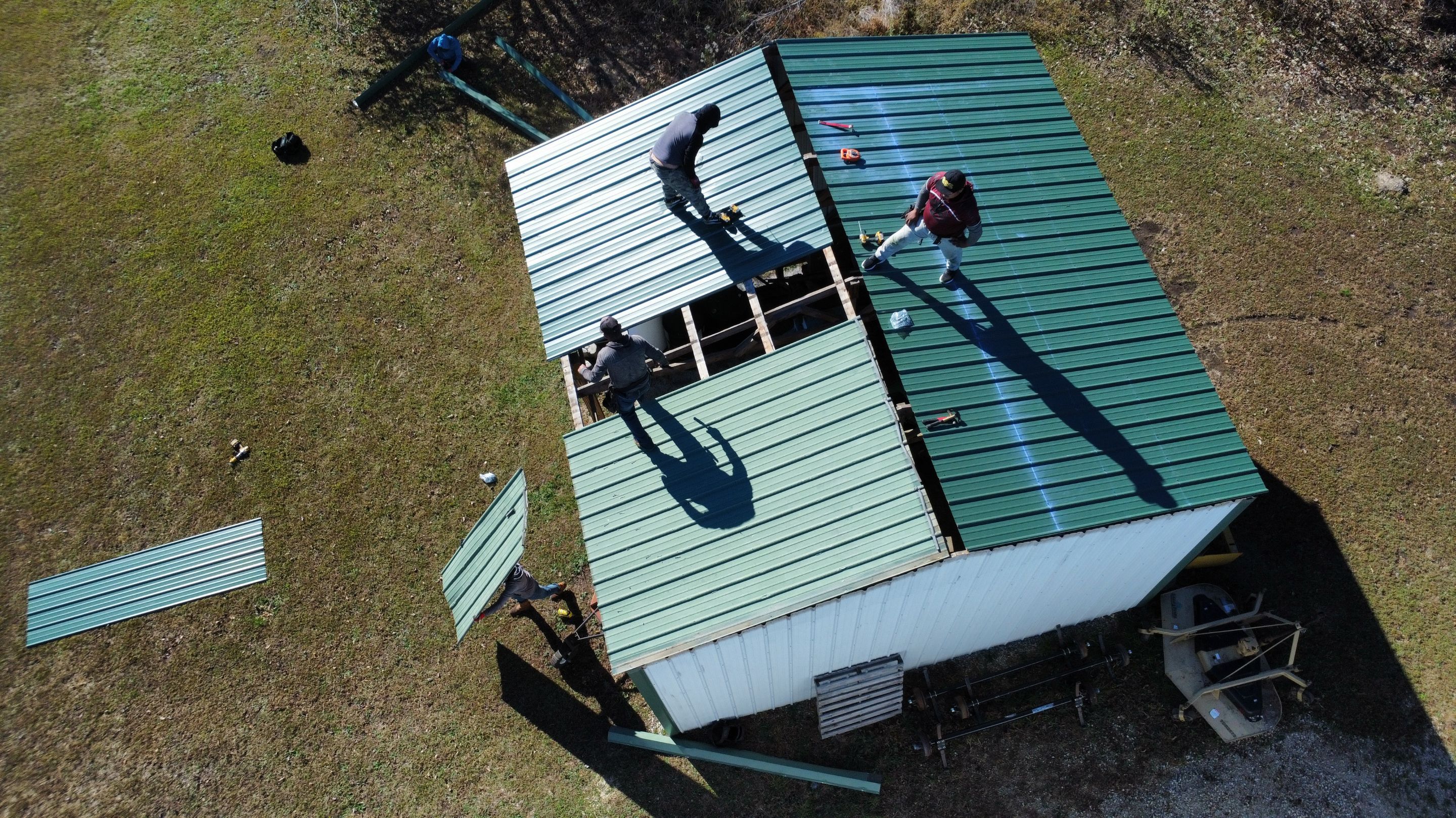 Multi Structure Residential Roofing + Gutters & Downspouts Install by Titan Commercial & Residential Roofing 