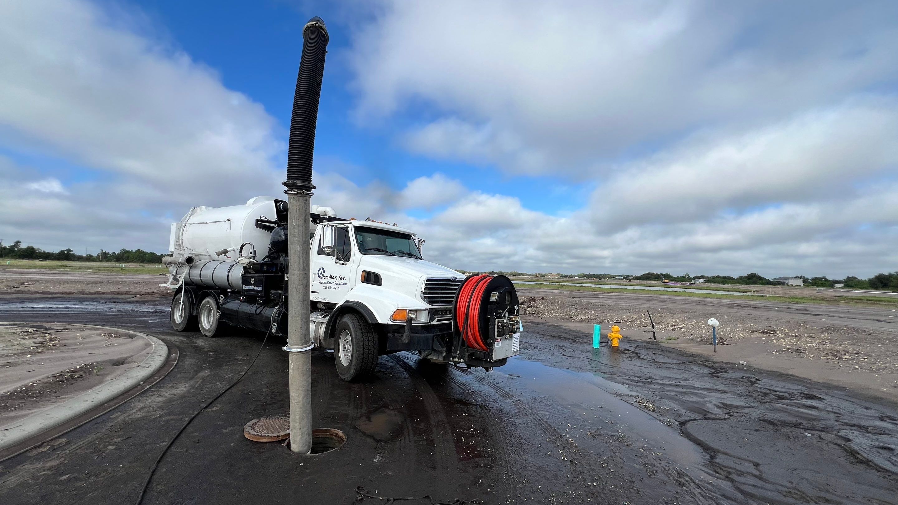 Lehigh Acres New Construction Community Sewer System Cleaning Part 1 by Don Mar, Inc. Storm Water Solutions