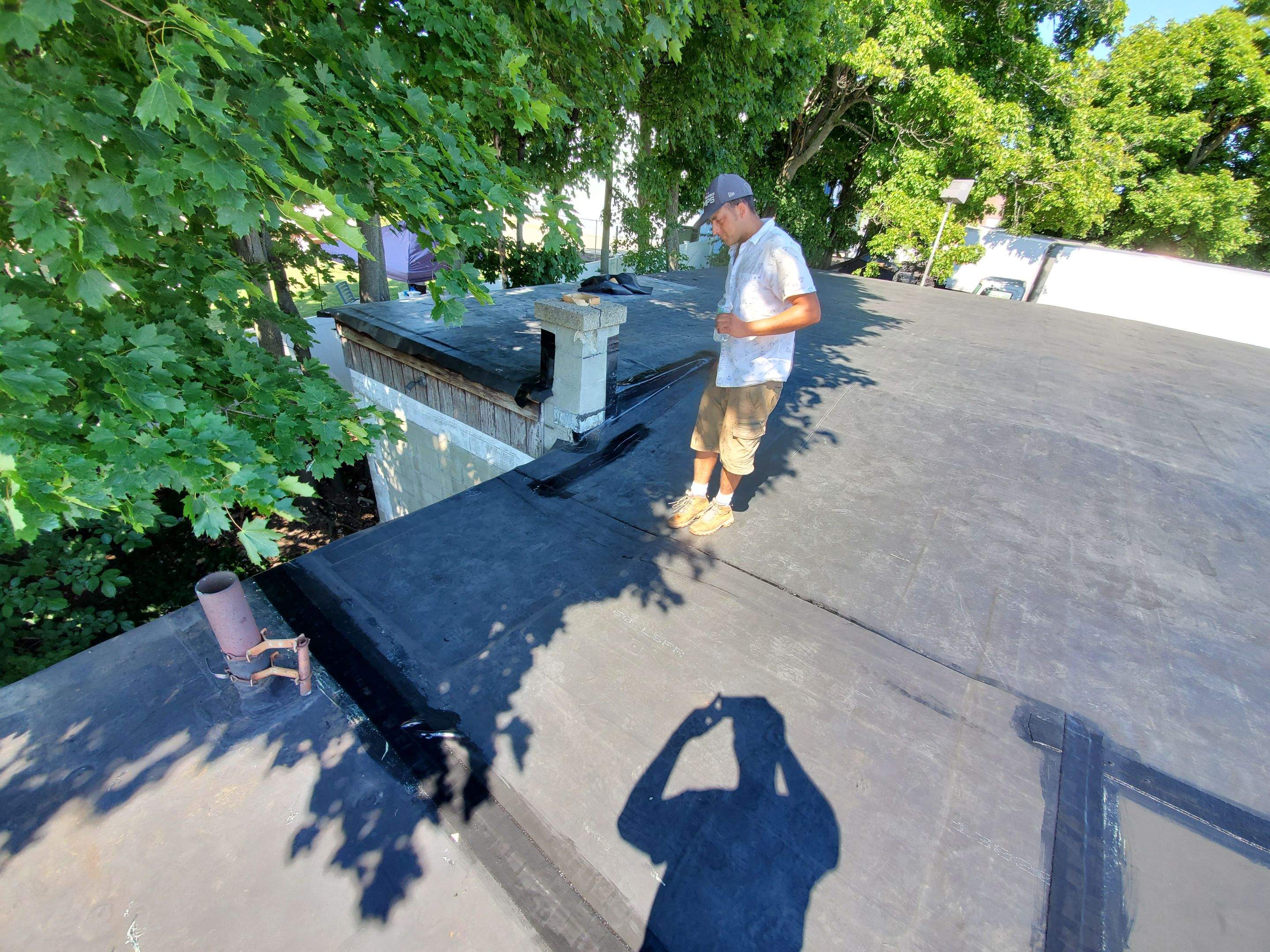 Commercial Roofing Installation using GAF Roofing by UBrothers Construction